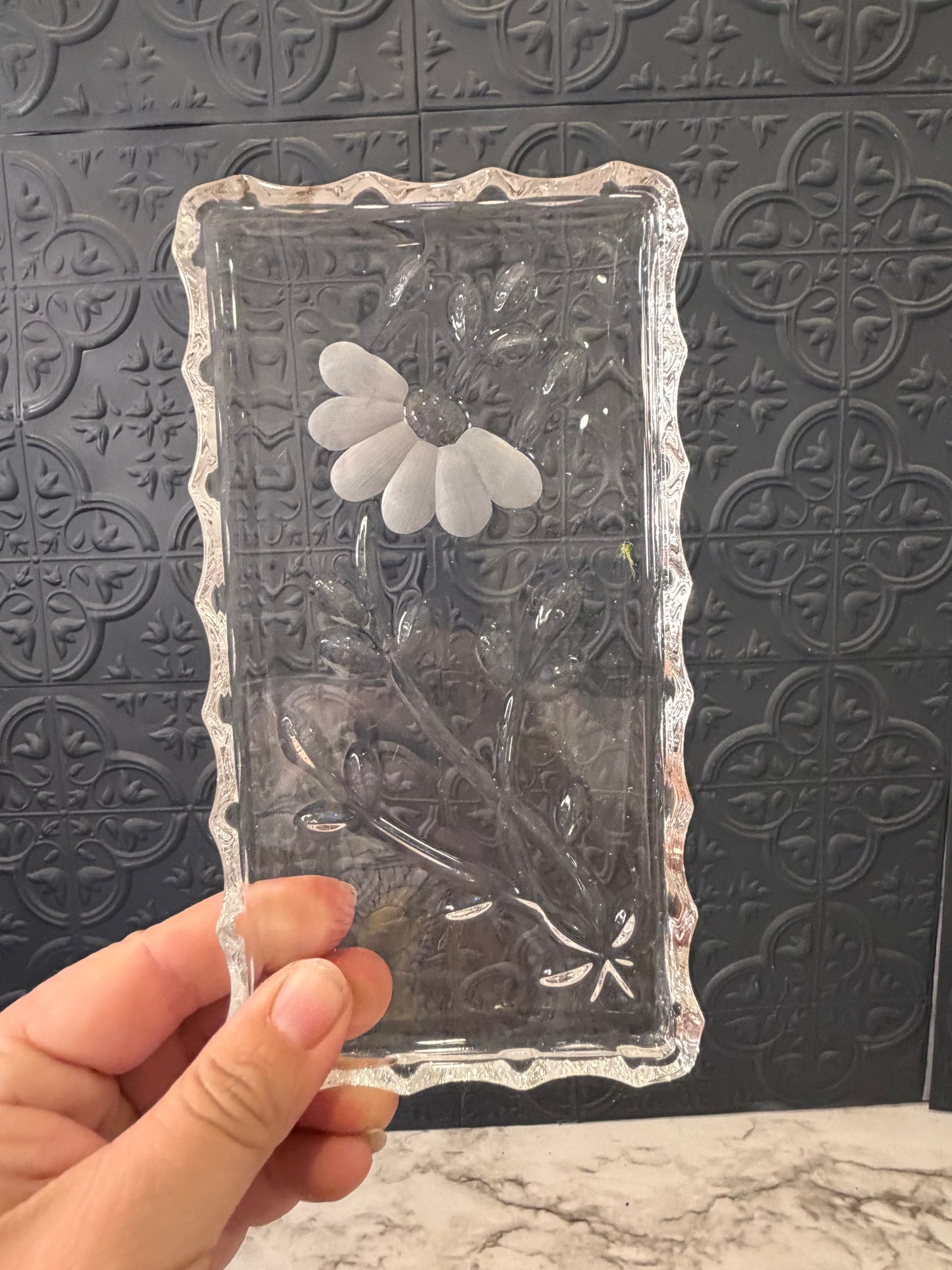 Rectangle Glass Plate Princess House