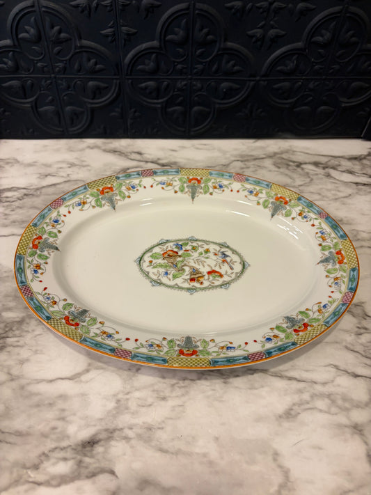 Noritake Oval Florian Bassett Platter
