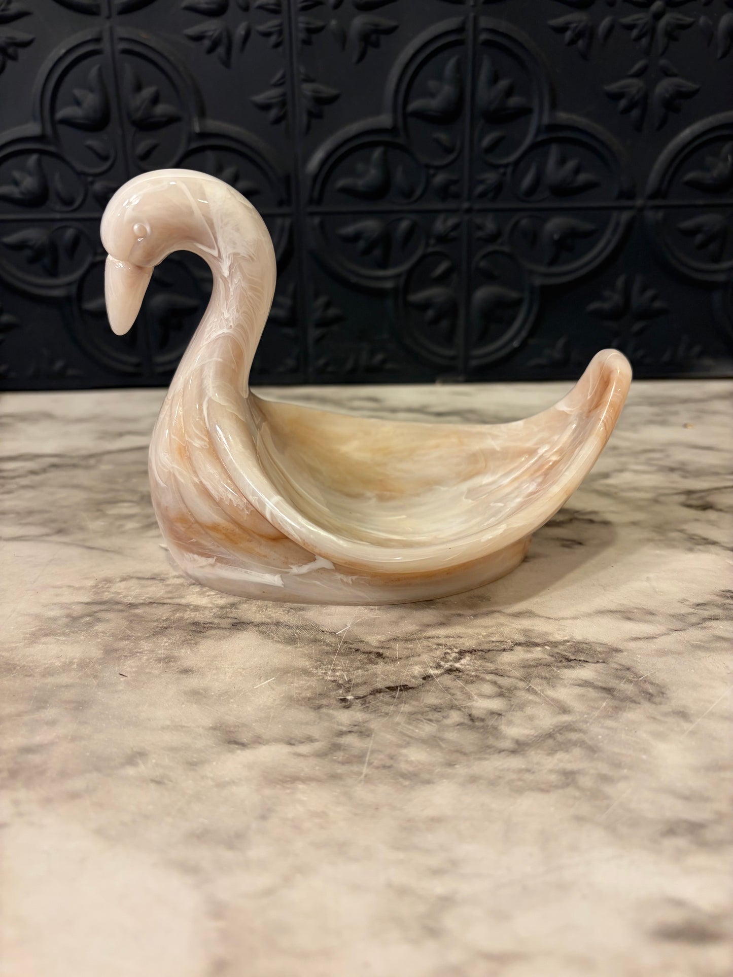 Small Plastic Swan Dish