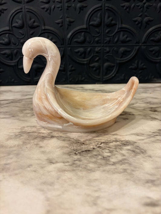 Small Plastic Swan Dish