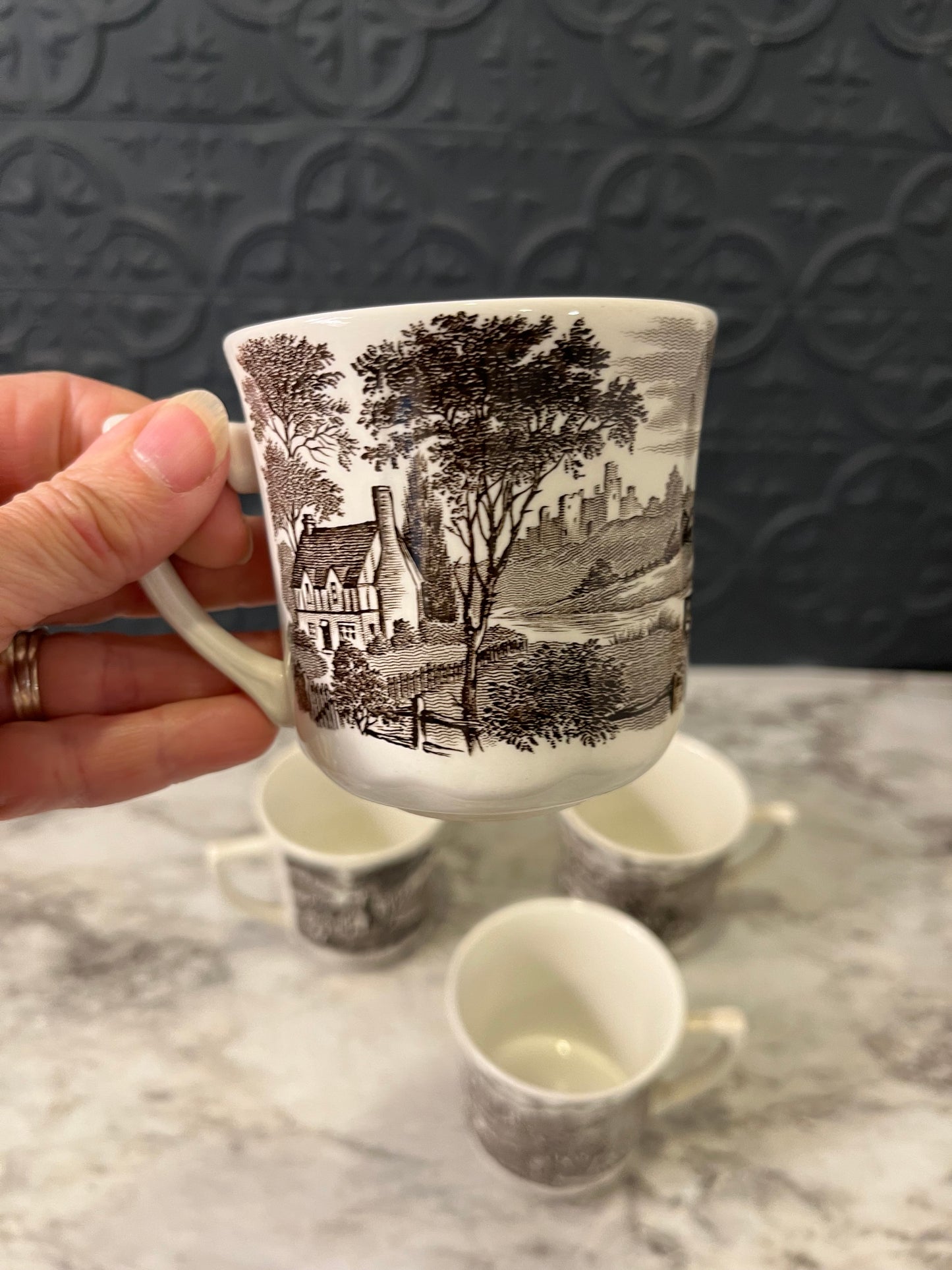 J&C Meakin Bone China Mug set of 4