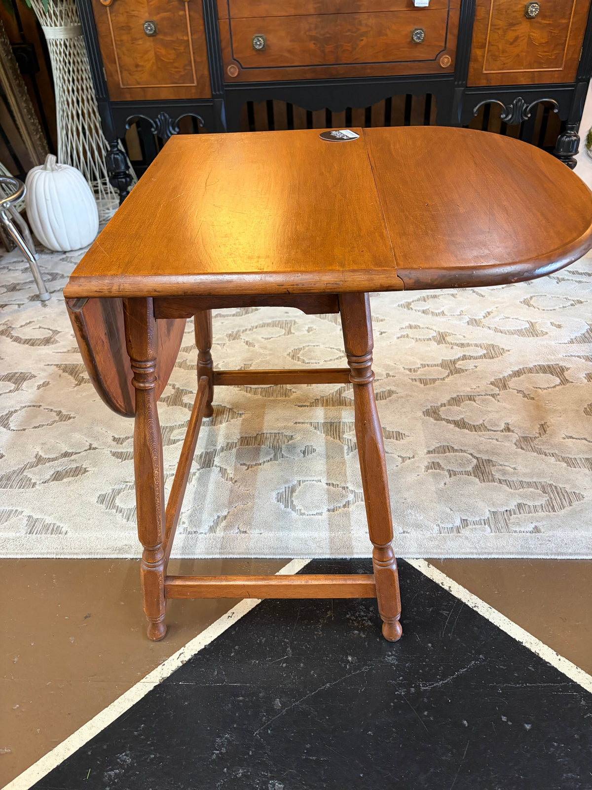 Cottage Style Folding Side Table