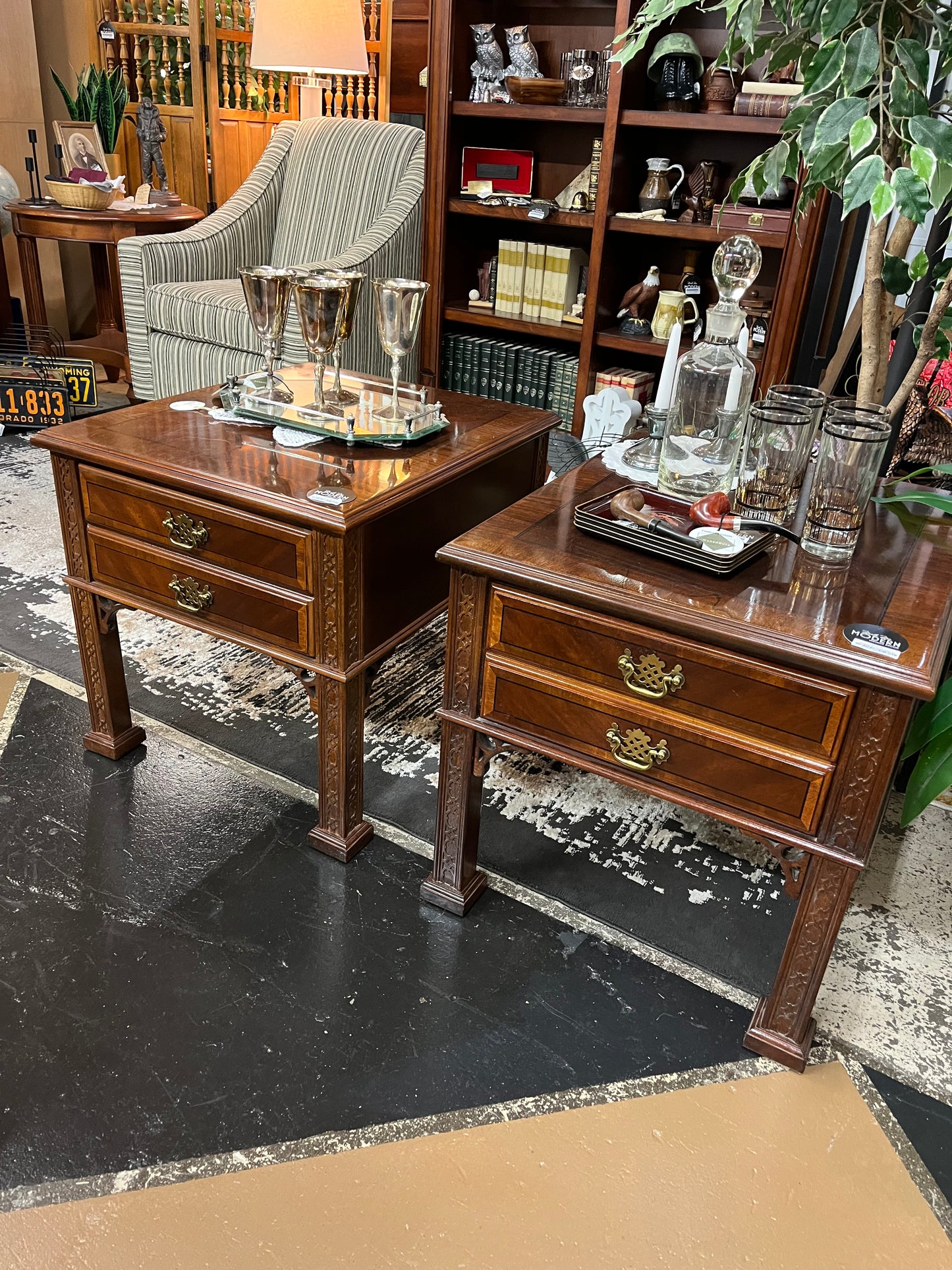 Universal Furniture Asian Inspired Side Table