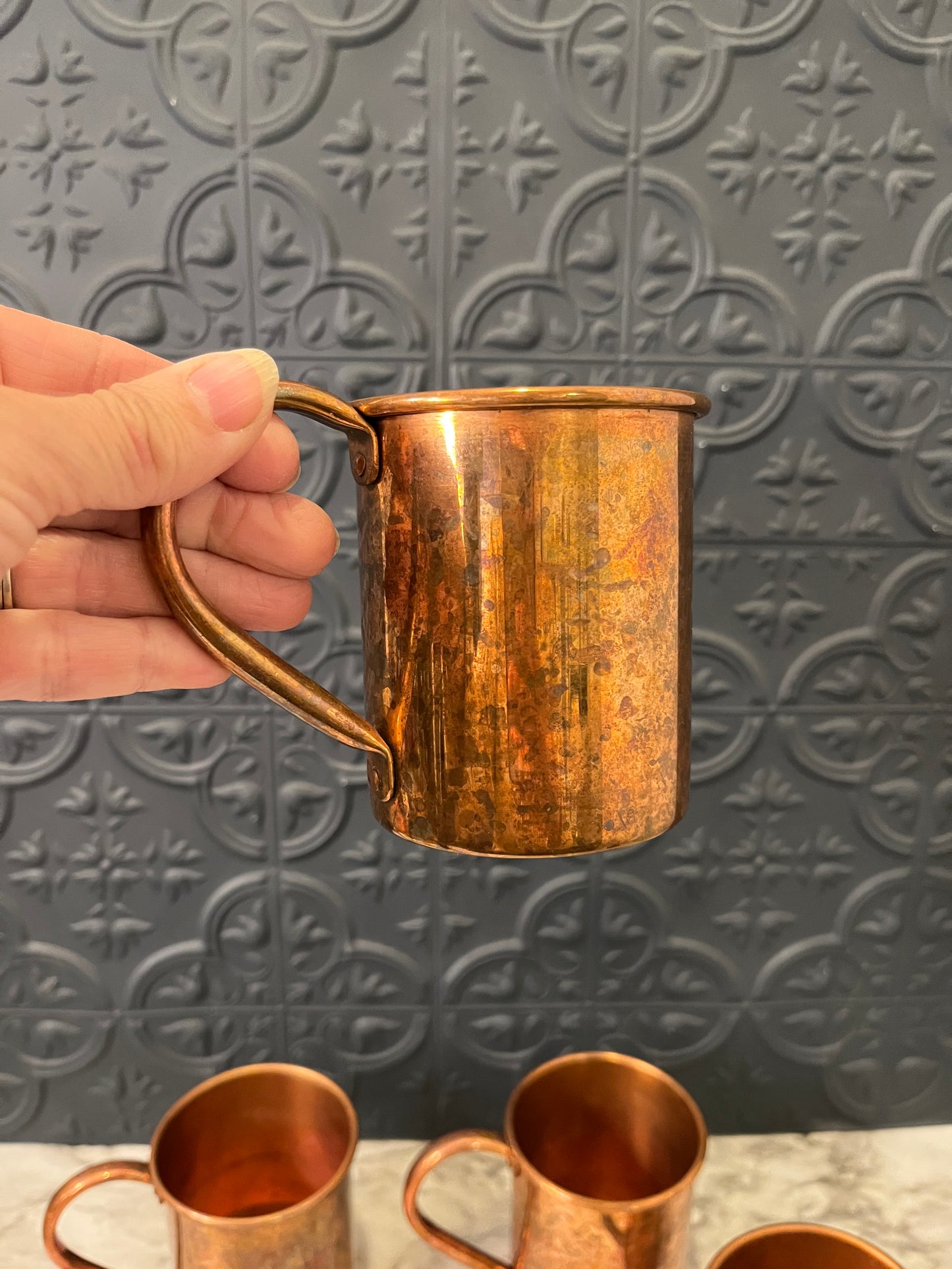 Paykoc Copper Mug from Turkey x 4