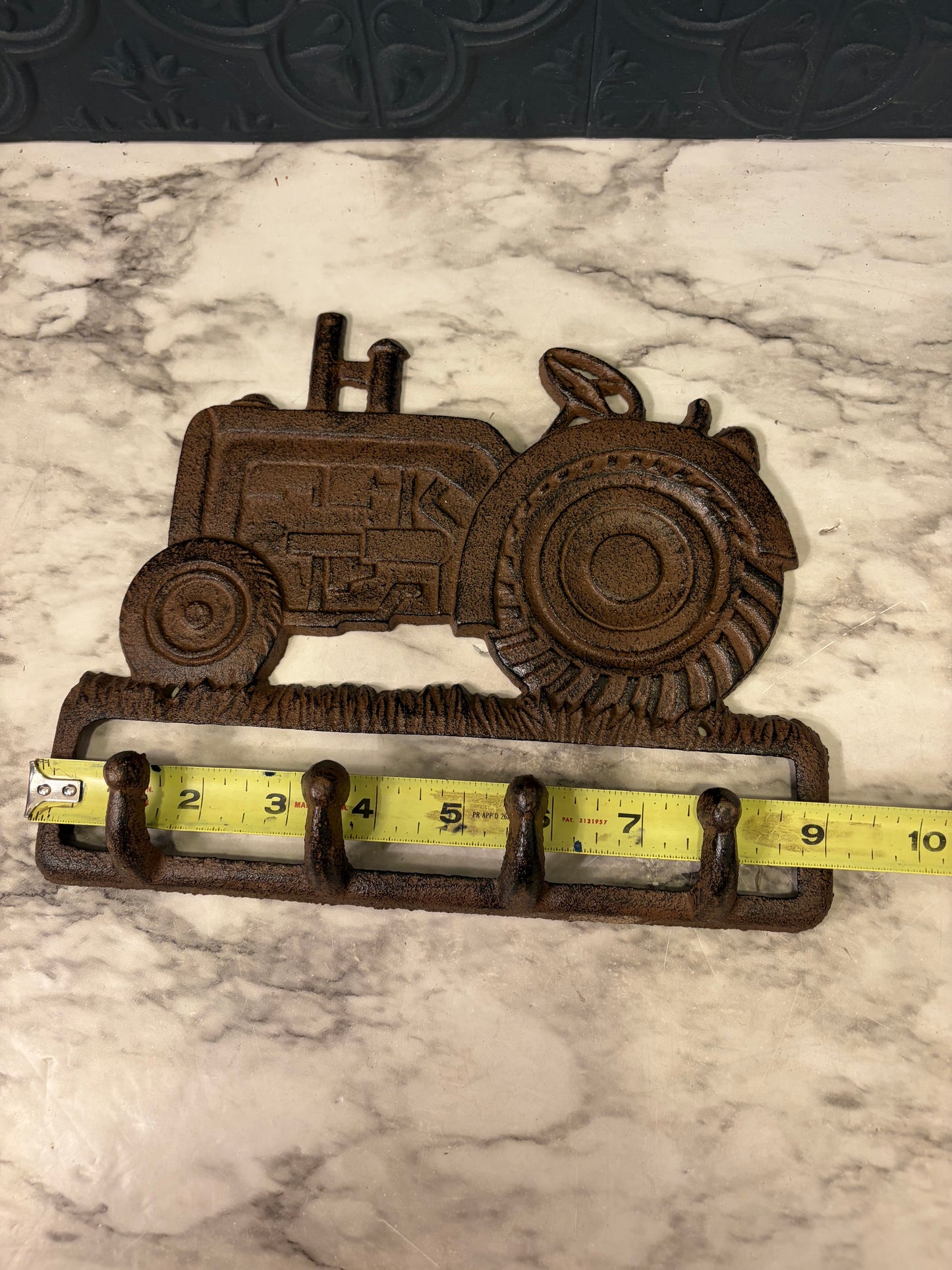 Cast Iron Tractor Key Holder