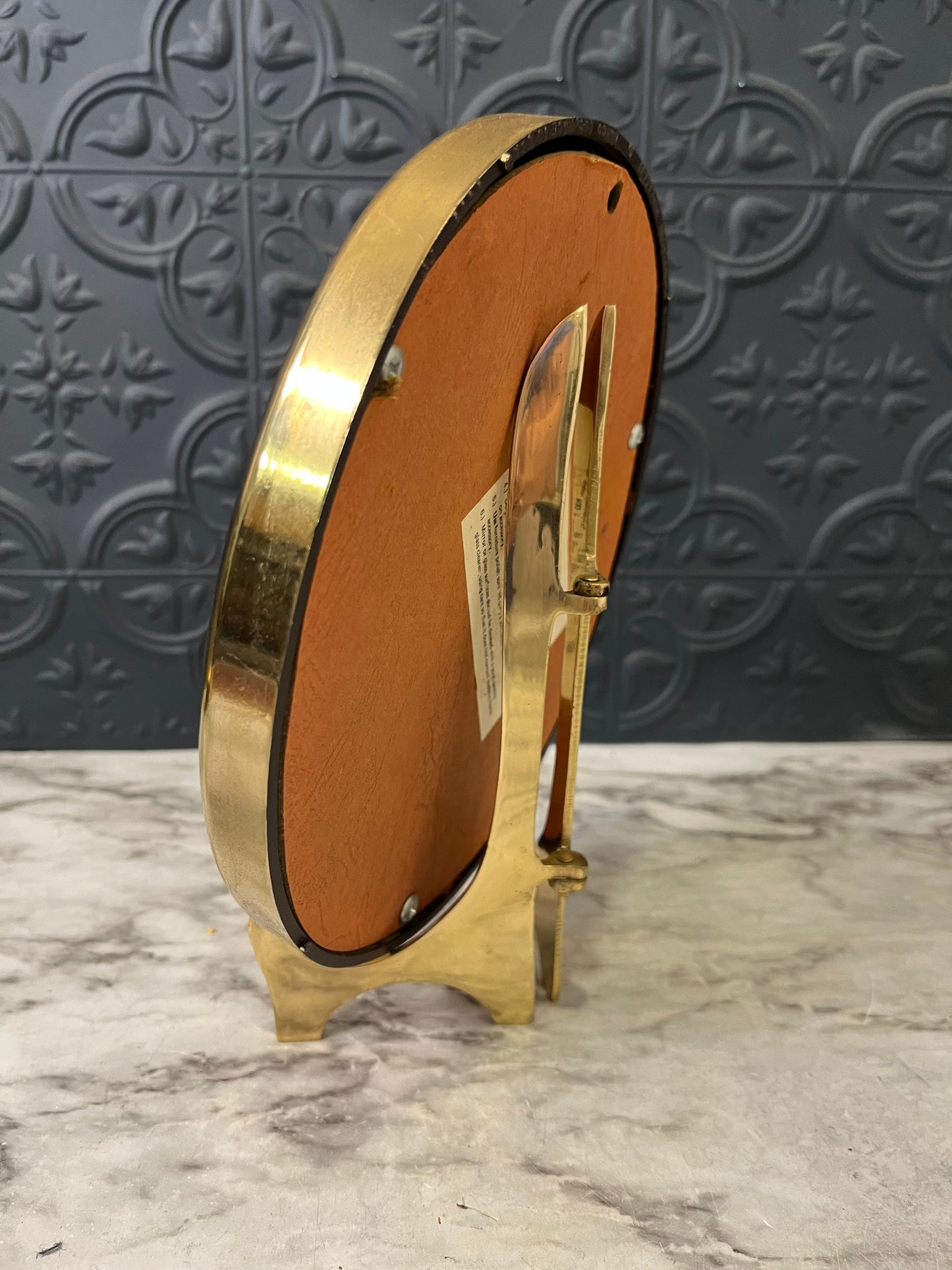 Small brass picture easel
