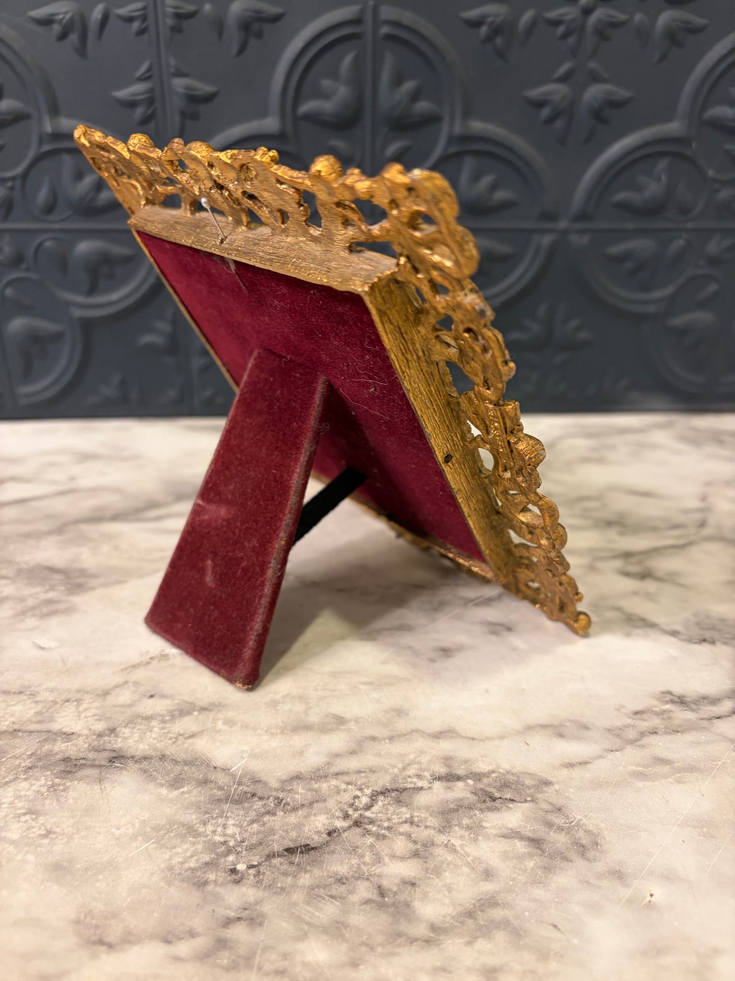 Golden Tears Framed in Ornate Gold Frame