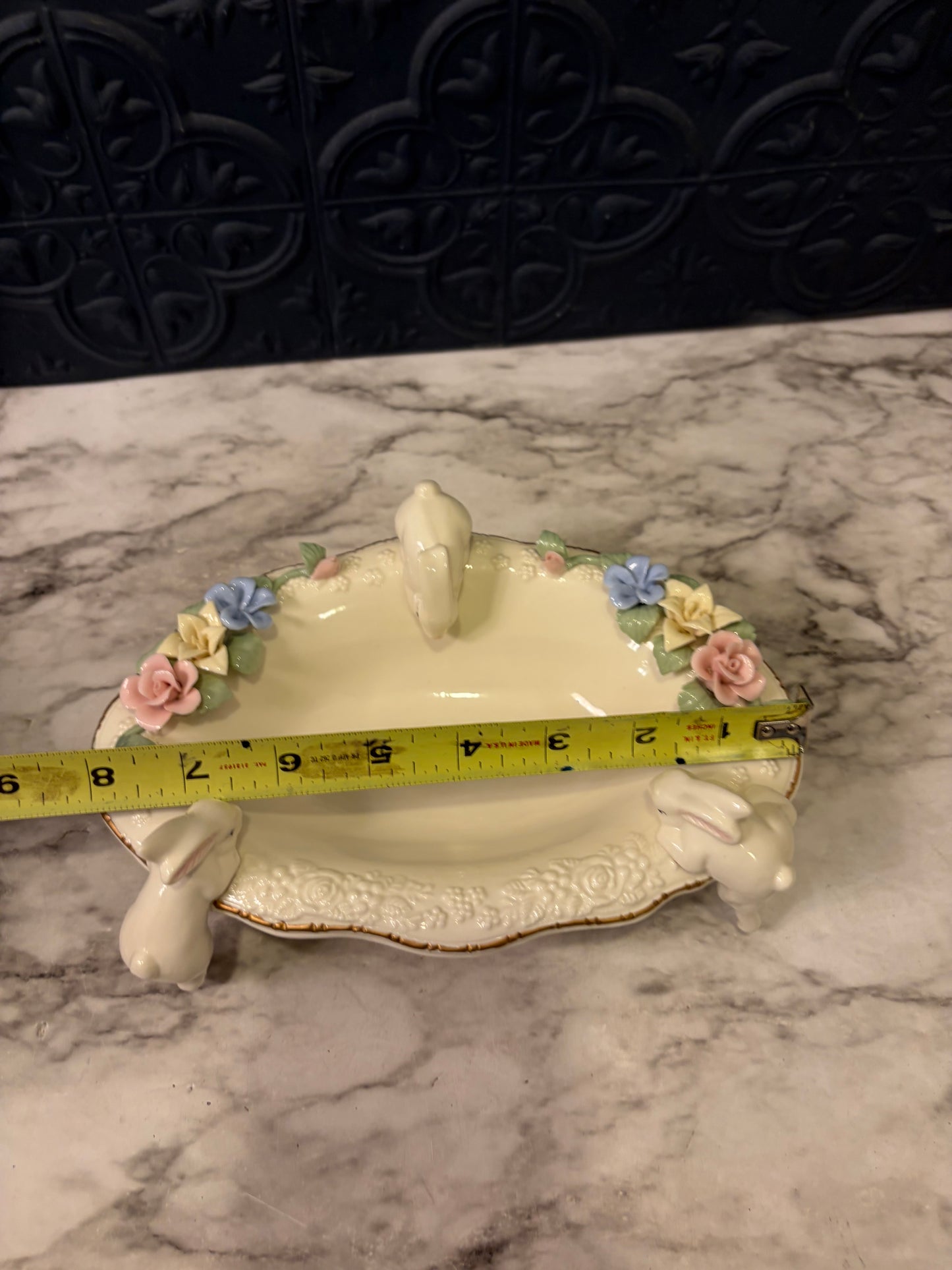 Bunny Porcelain Trinket Dish