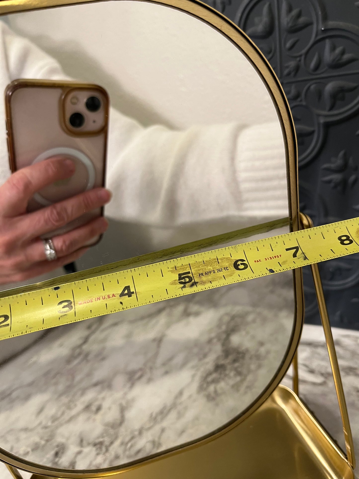 Brass Vanity Mirror/Magnification