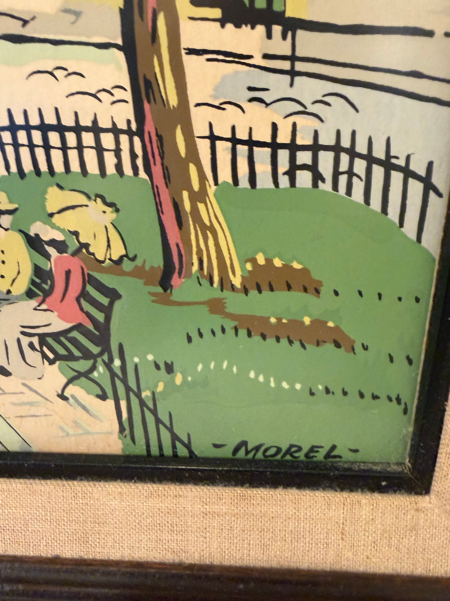 Print by Morel Framed