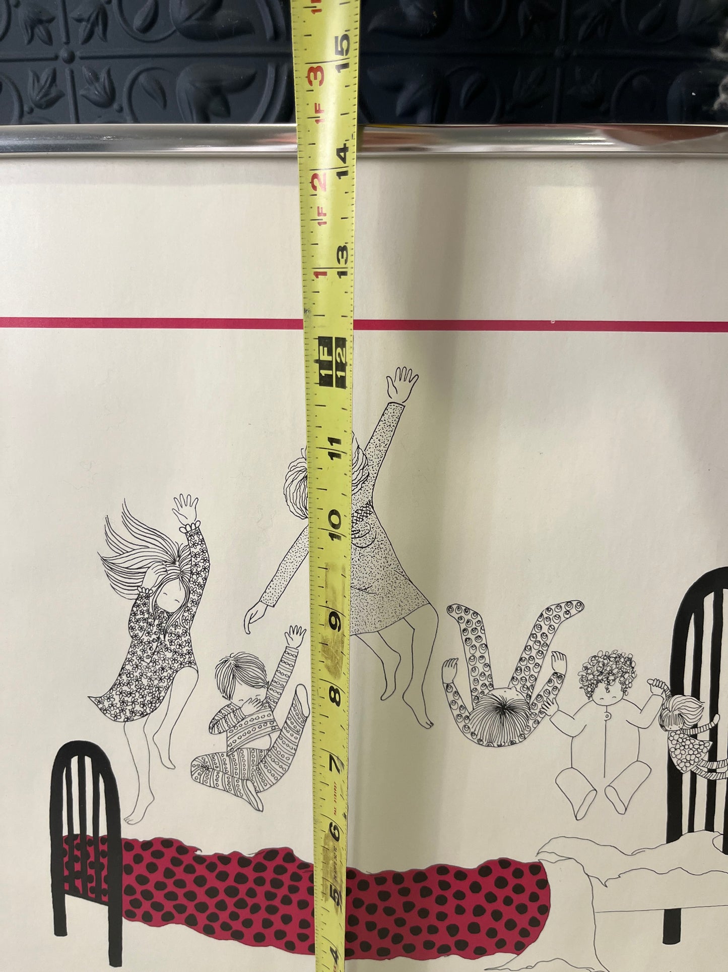 1973 Jumping on the Bed Print by Julie Corsover