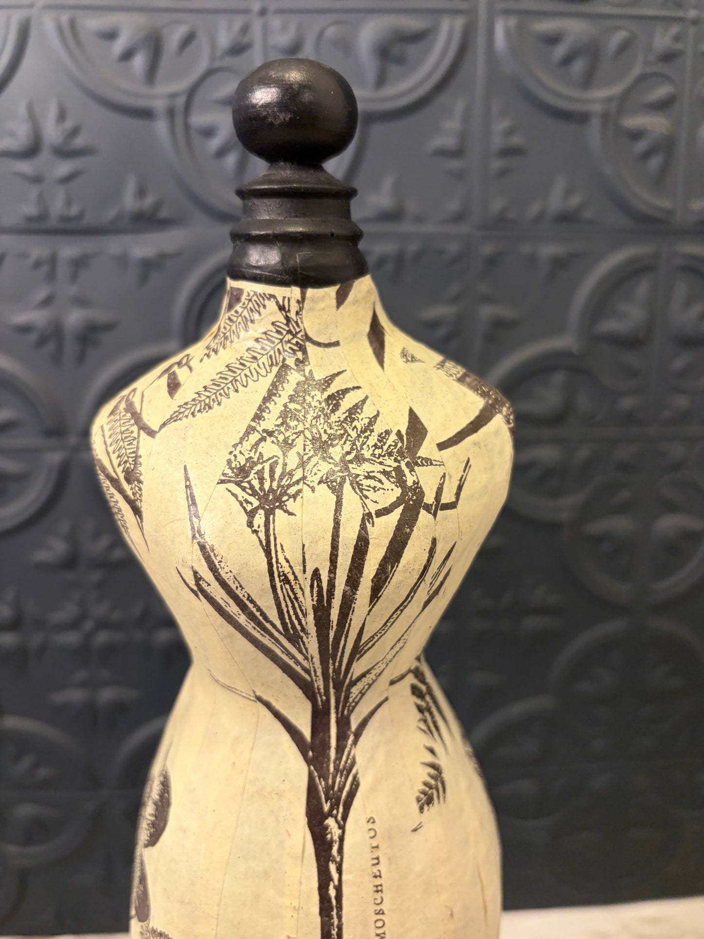 Small Mache Dress Form