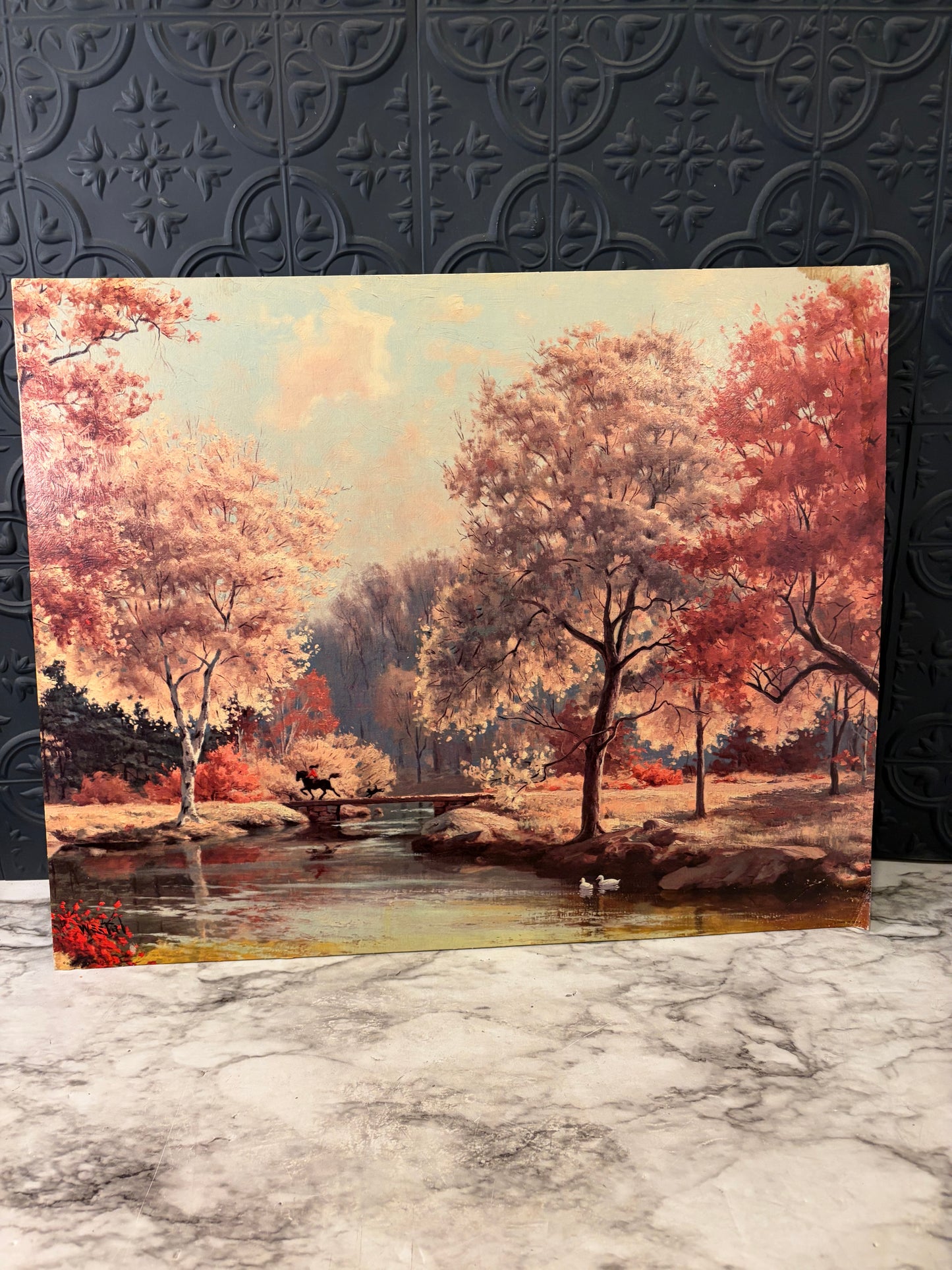 Golden Days Print on Board 16 x 20
