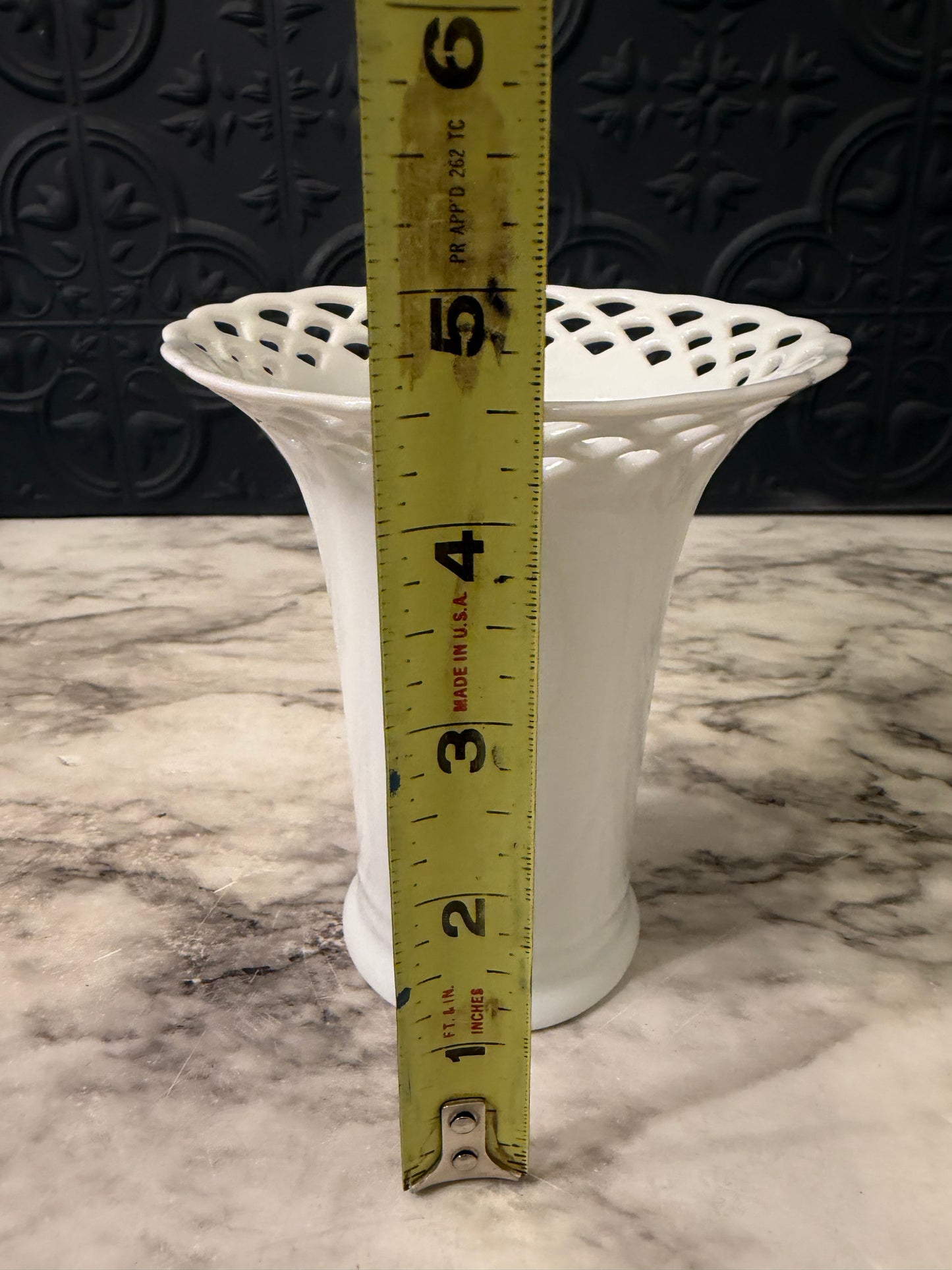 Bridal Lace Porcelain Vase