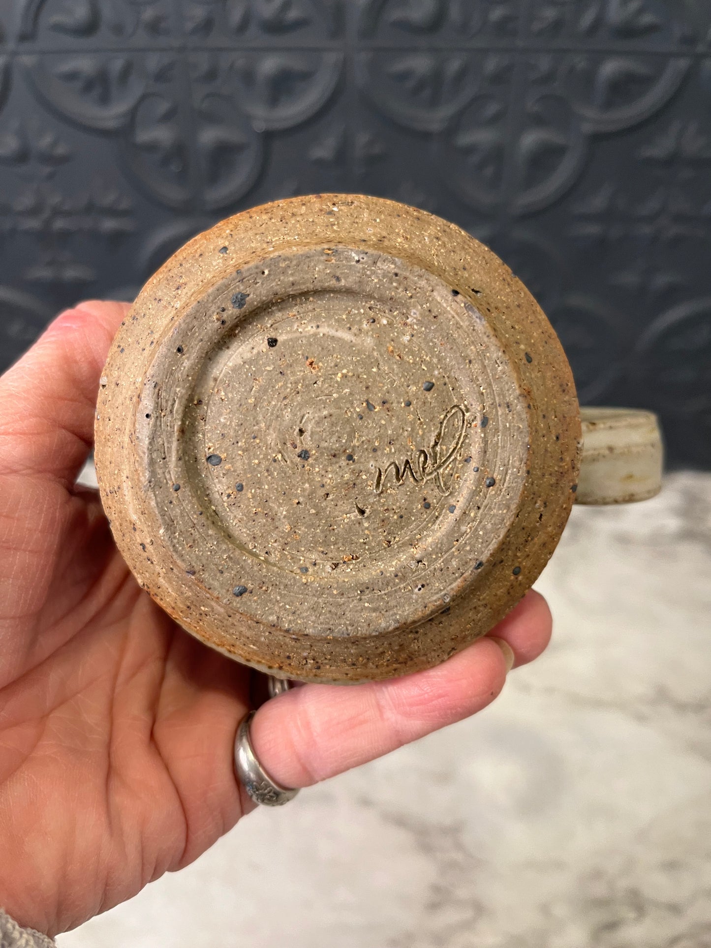 Small Studio Pottery Grey Mug