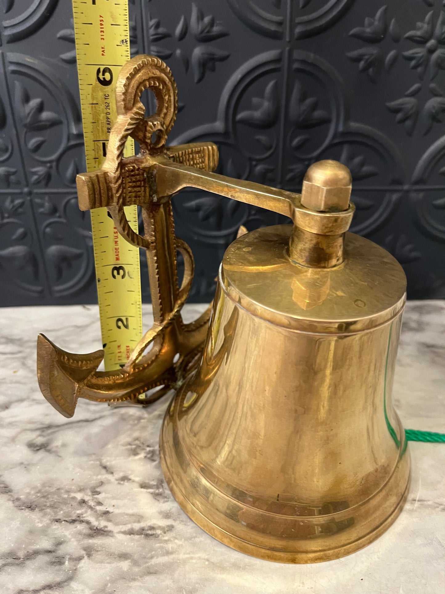 Anchor Brass Dinner Bell