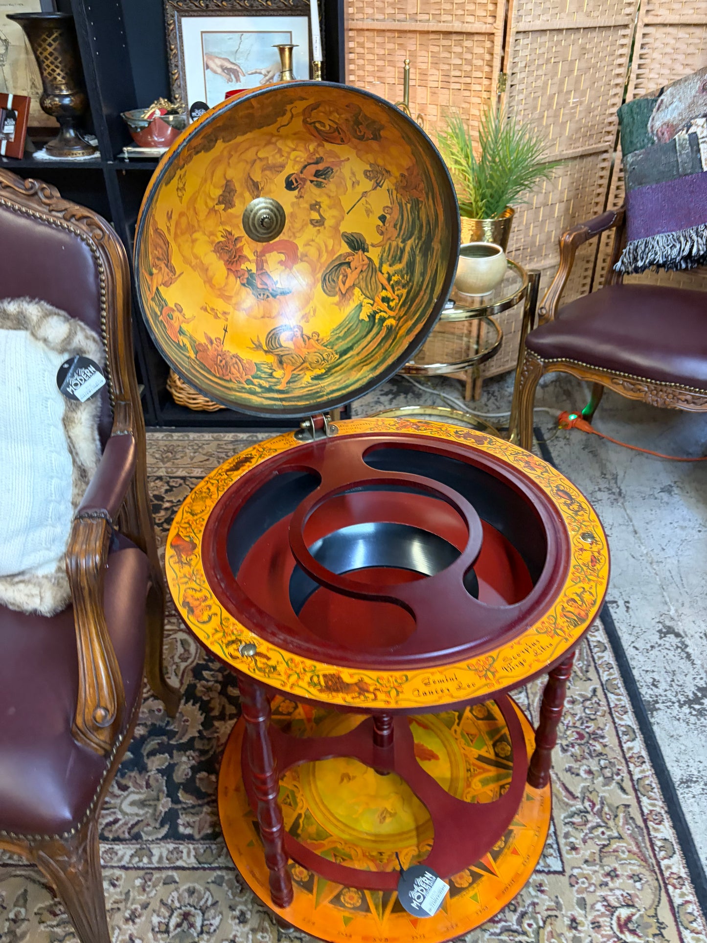 Globe Bar on Casters
