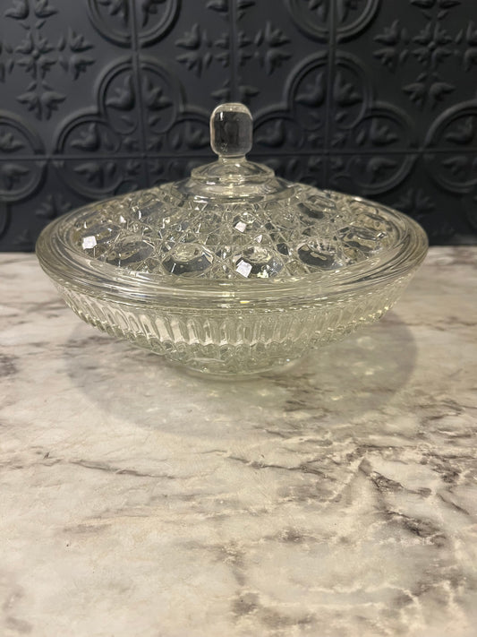 Federal Glass windsor Candy Dish with lid