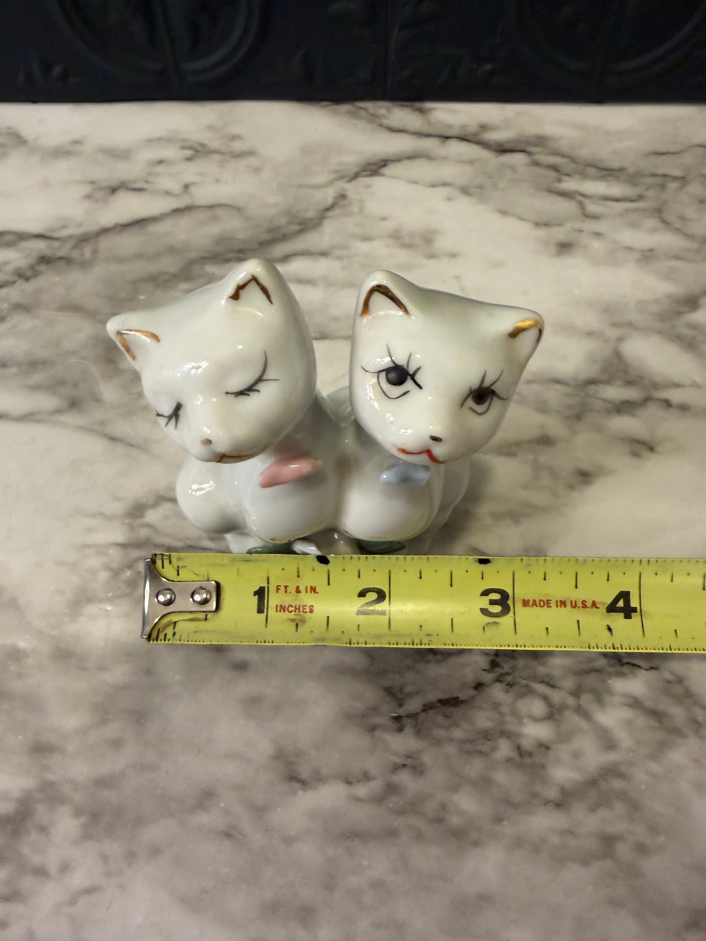 Bone China Cat Figures