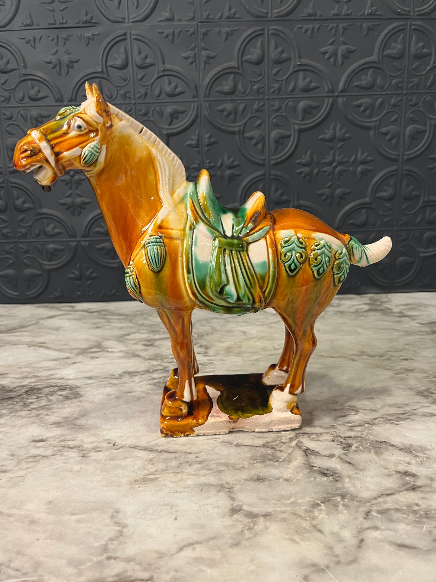 Chinese Tang War Horse Statue