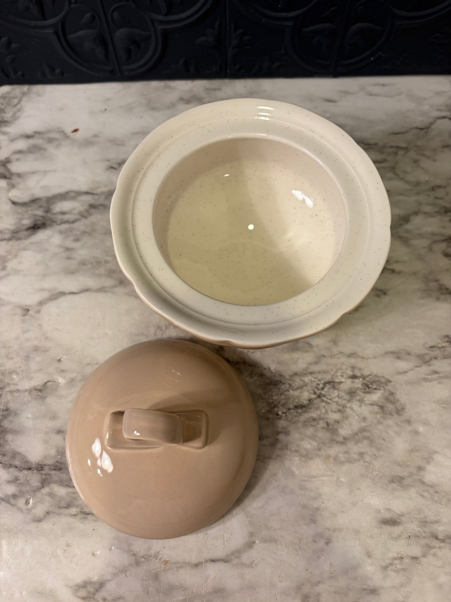 Mikasa Country Home Footed Dish with lid