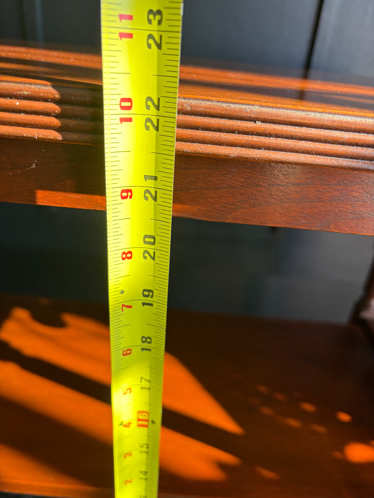 Vintage Harp Side Table