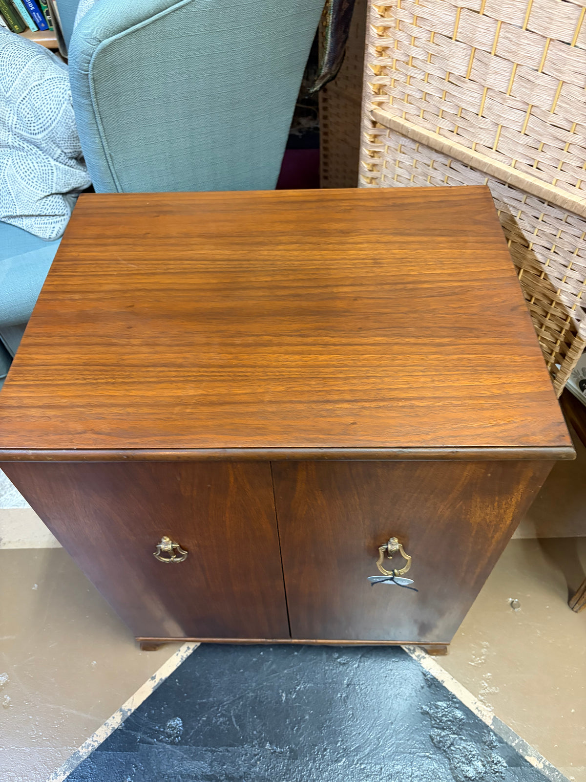 Mid Century Record Cabinet 30 x 24.5