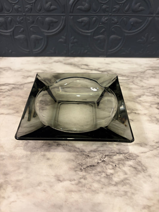 Square Smoke Glass Ashtray