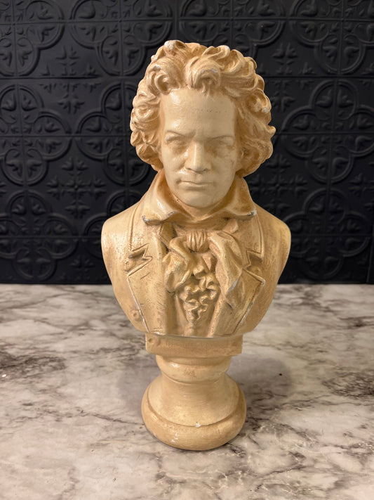 Cream Bust of Beethoven Plaster