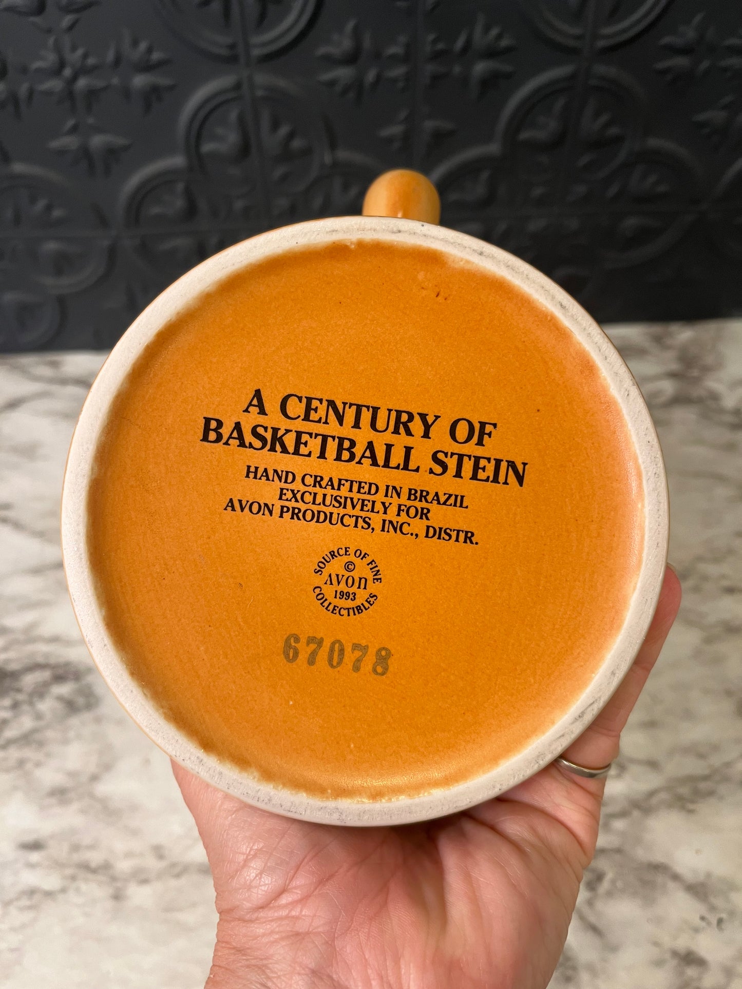 Avon Century of Basketball Stein
