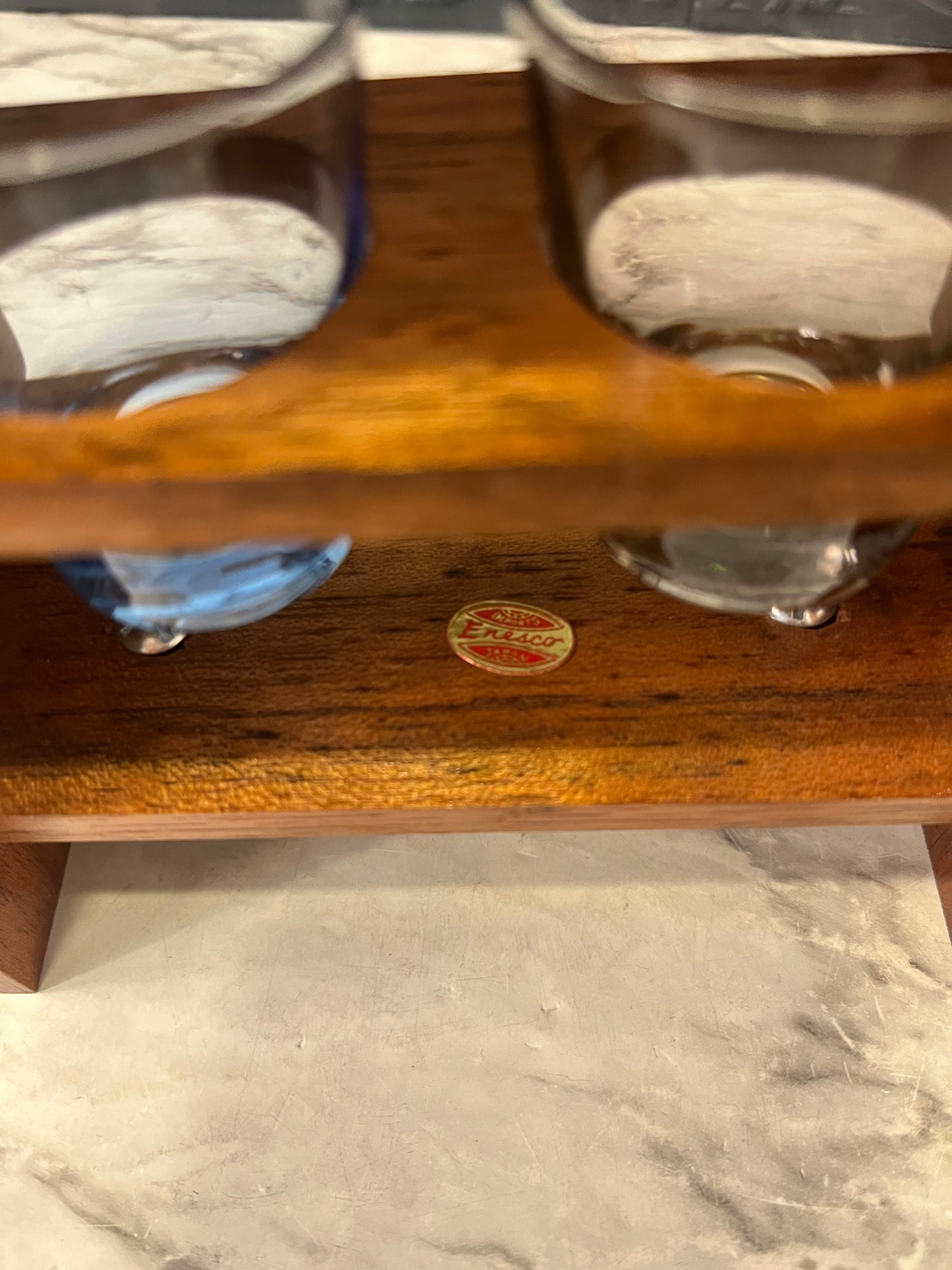 Enesco Shot Glasses with Carrier AS IS