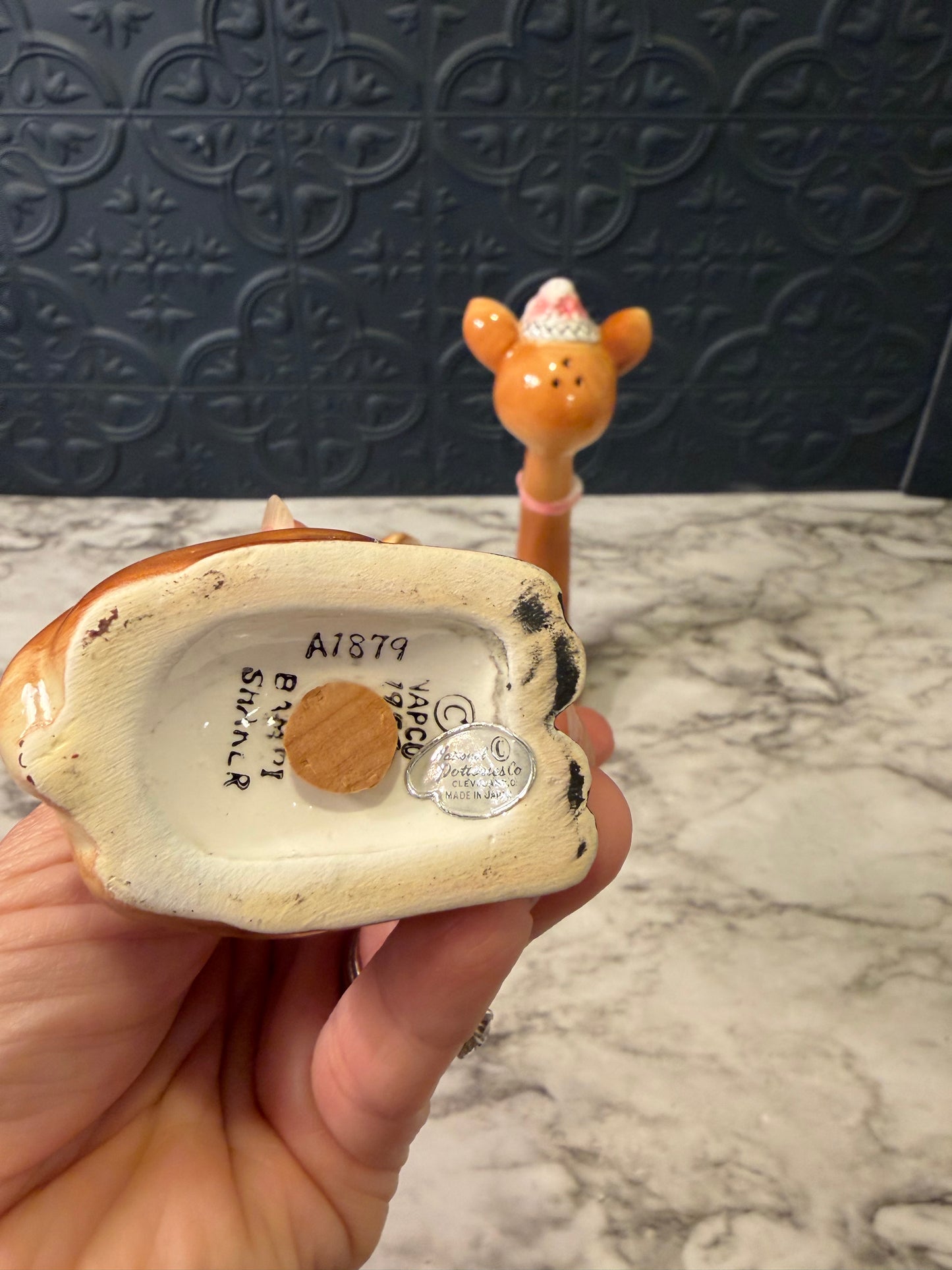 Napco Long Neck Bambi Salt and Pepper