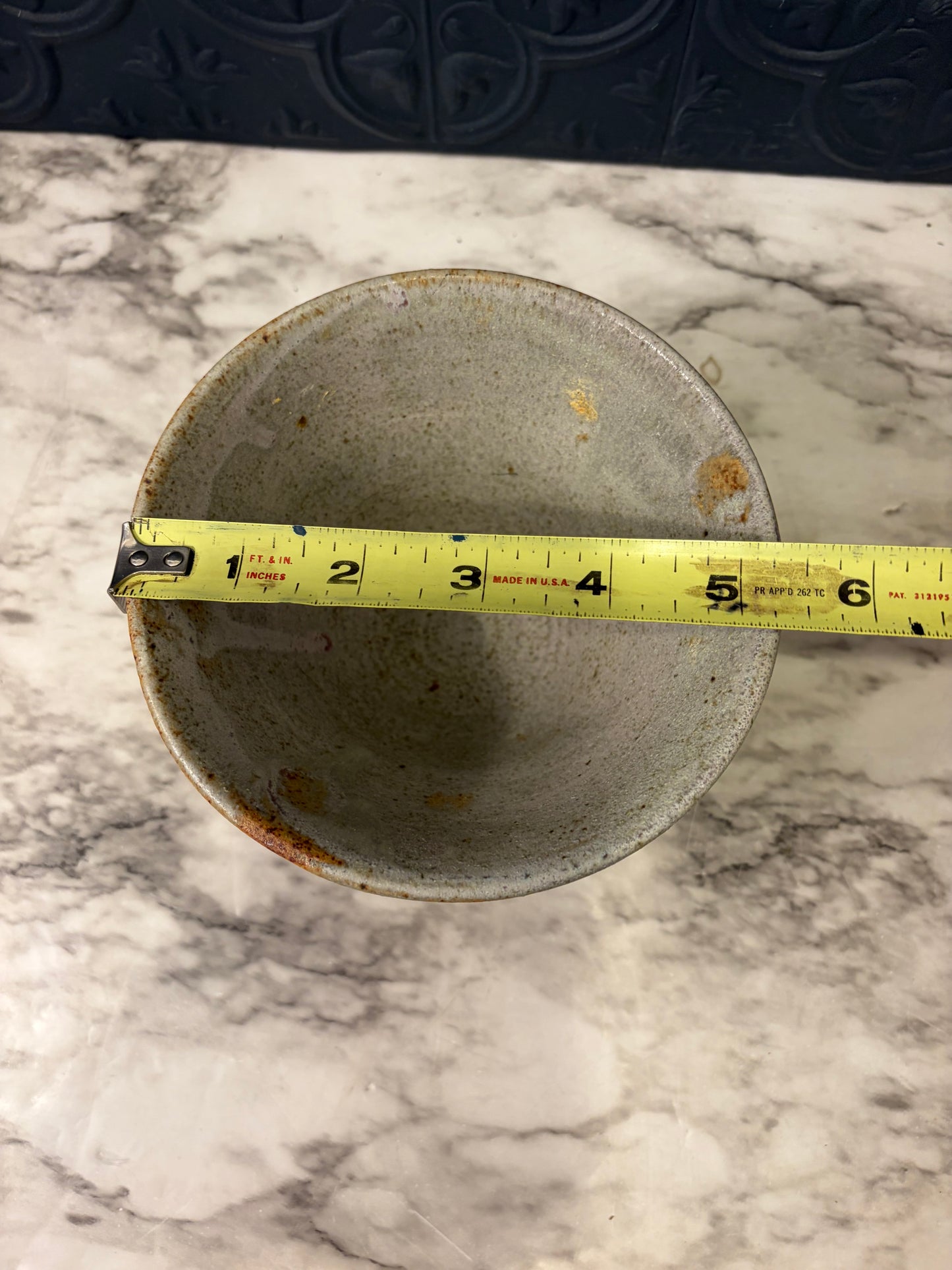 3.5" Grey Stoneware Bowl