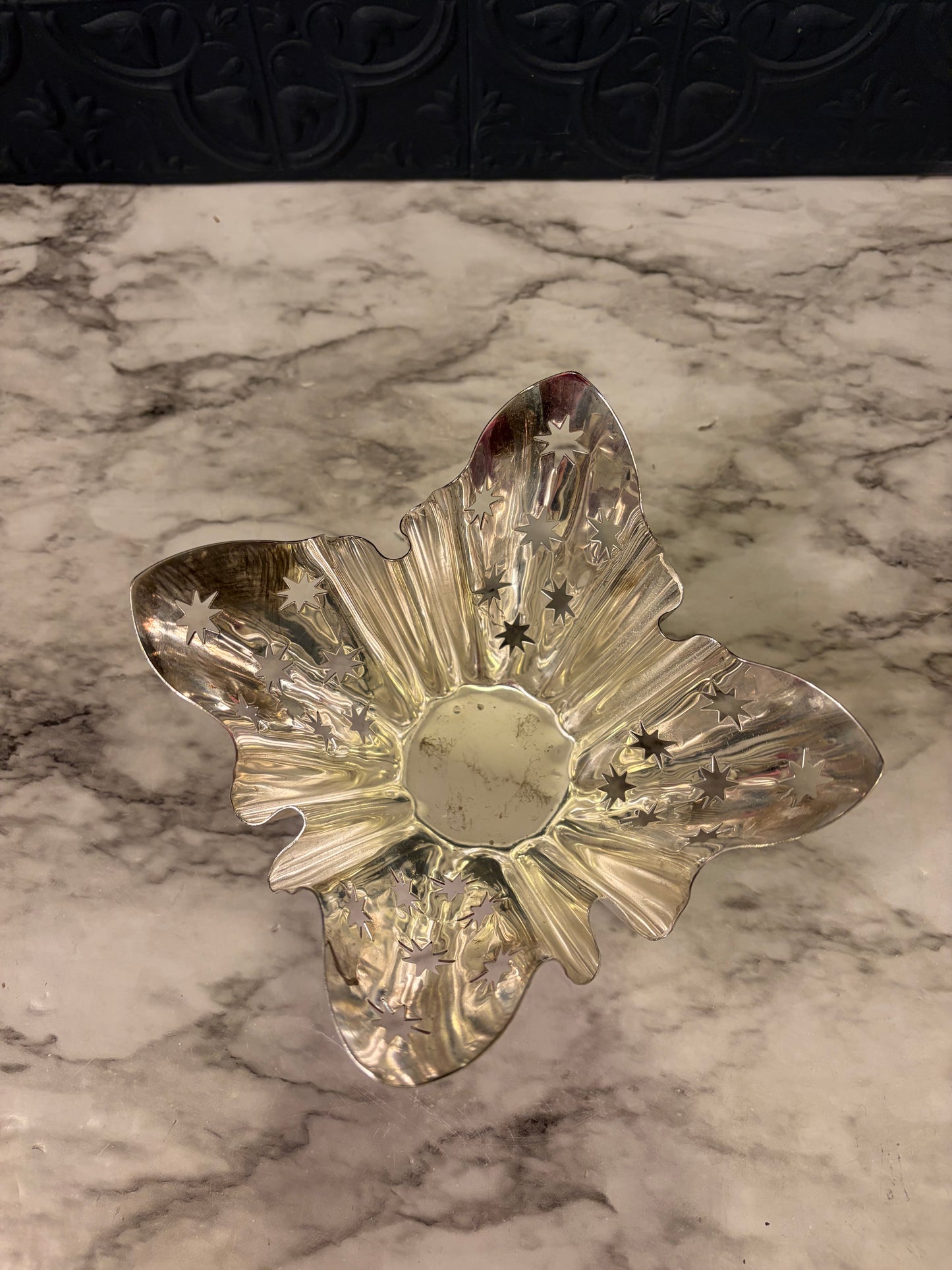 Studio Silversmiths Votive Holder with cutouts