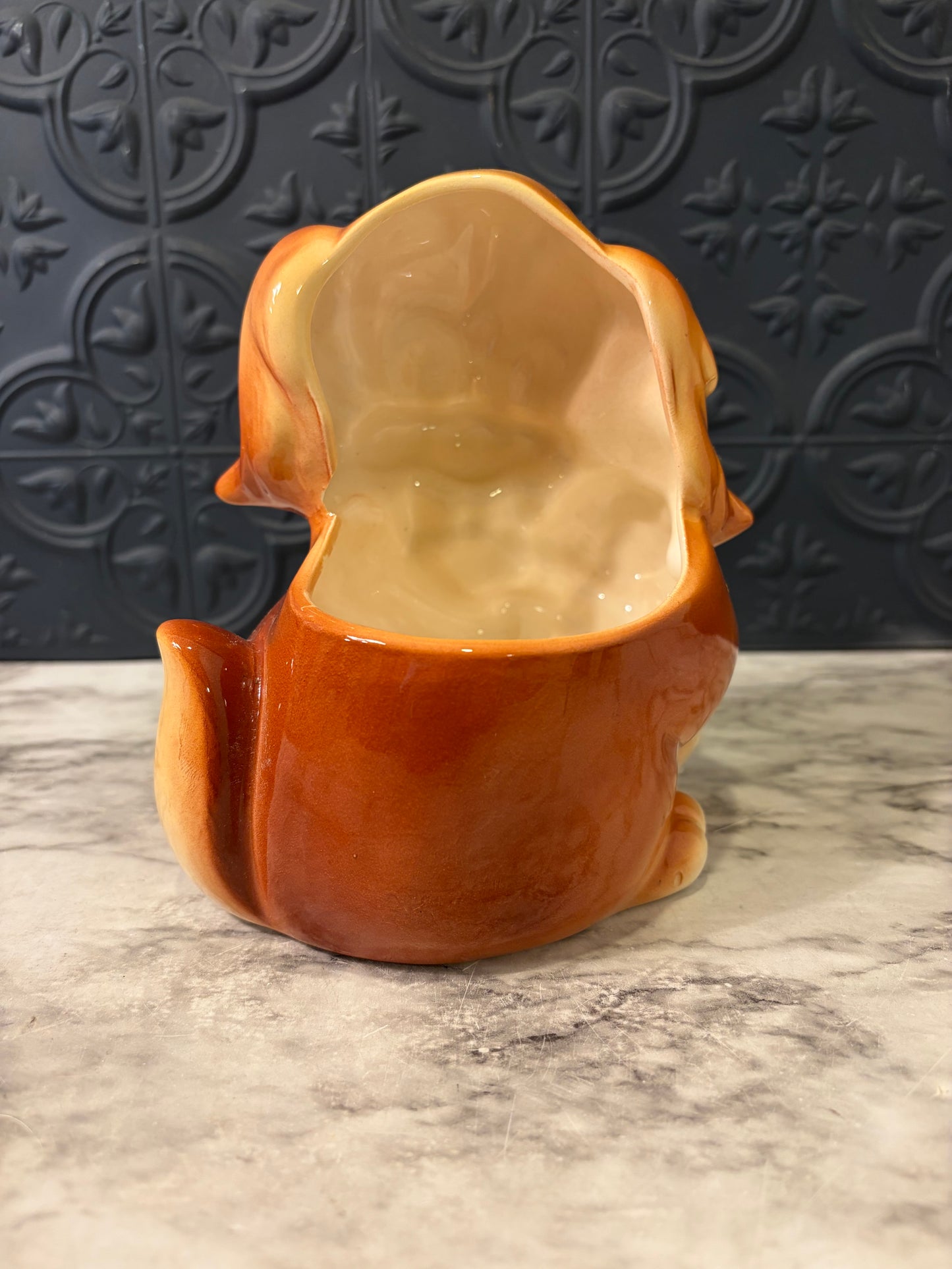 Lefton Dog and Puppy Planter