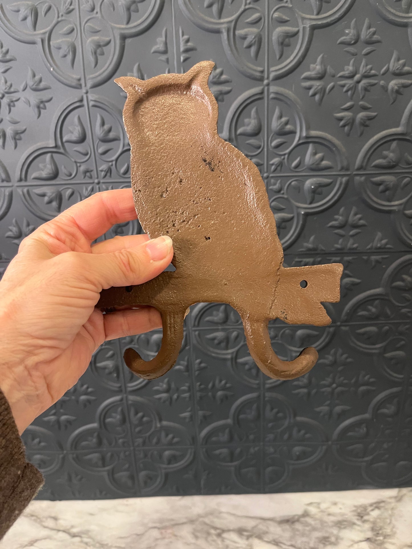 Cast Iron Owl Hooks