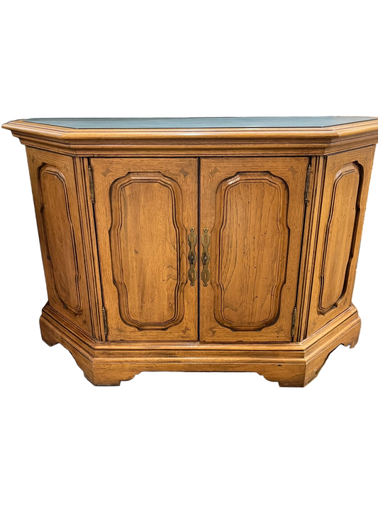 Entry table with Green Slate Top