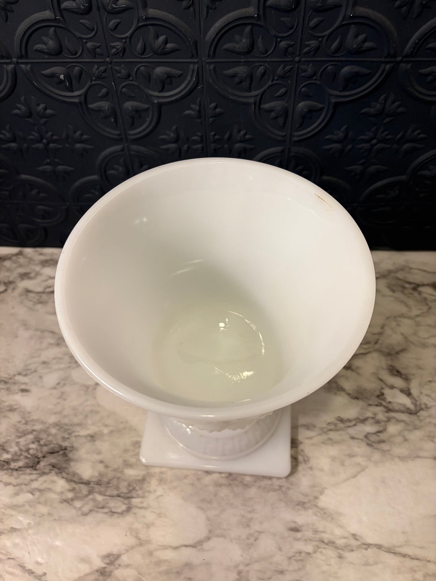 EO Brody Milkglass Grecian Urn Planter