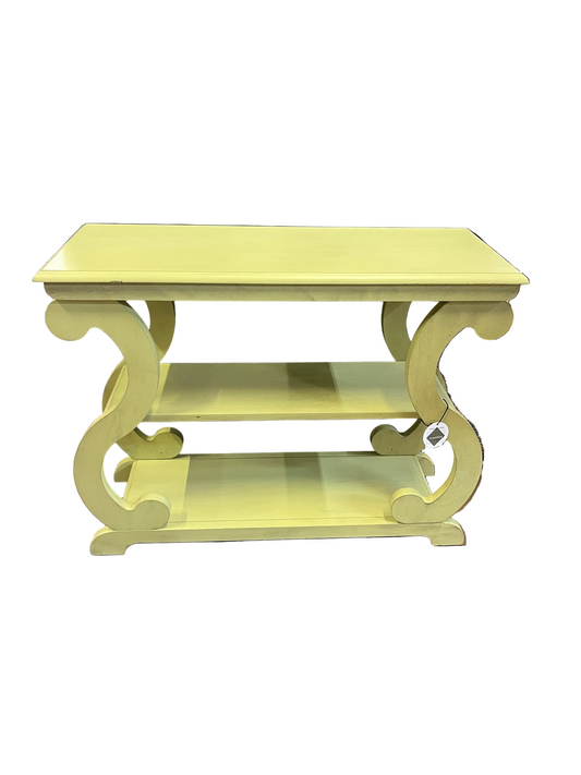 Ashland Entry Table Light Yellow/Green