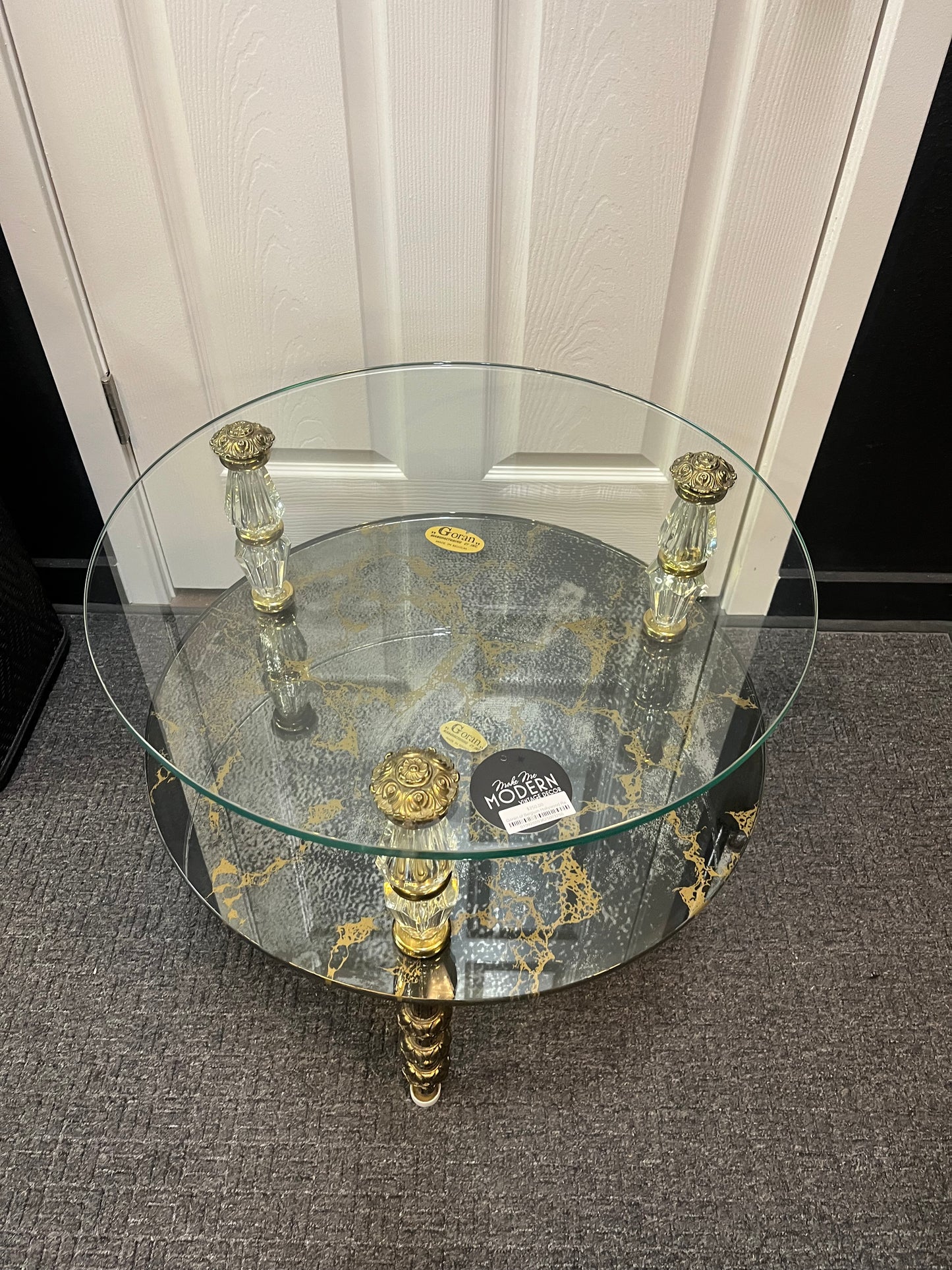 Goran of Belgium Hollywood Regency Side Table