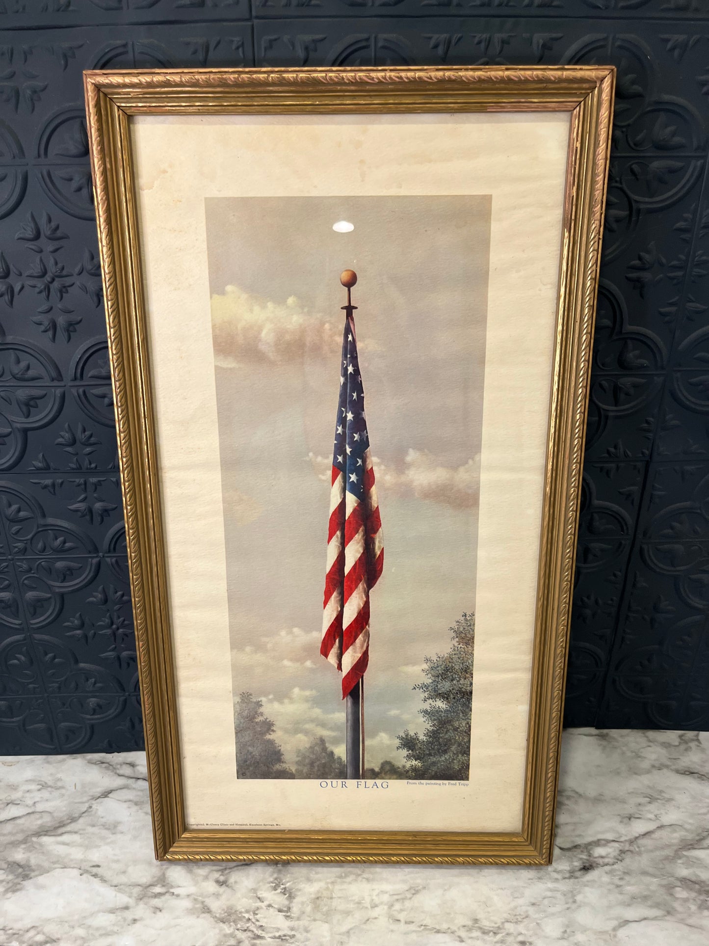 Print of Our Flag by Fred Tripp