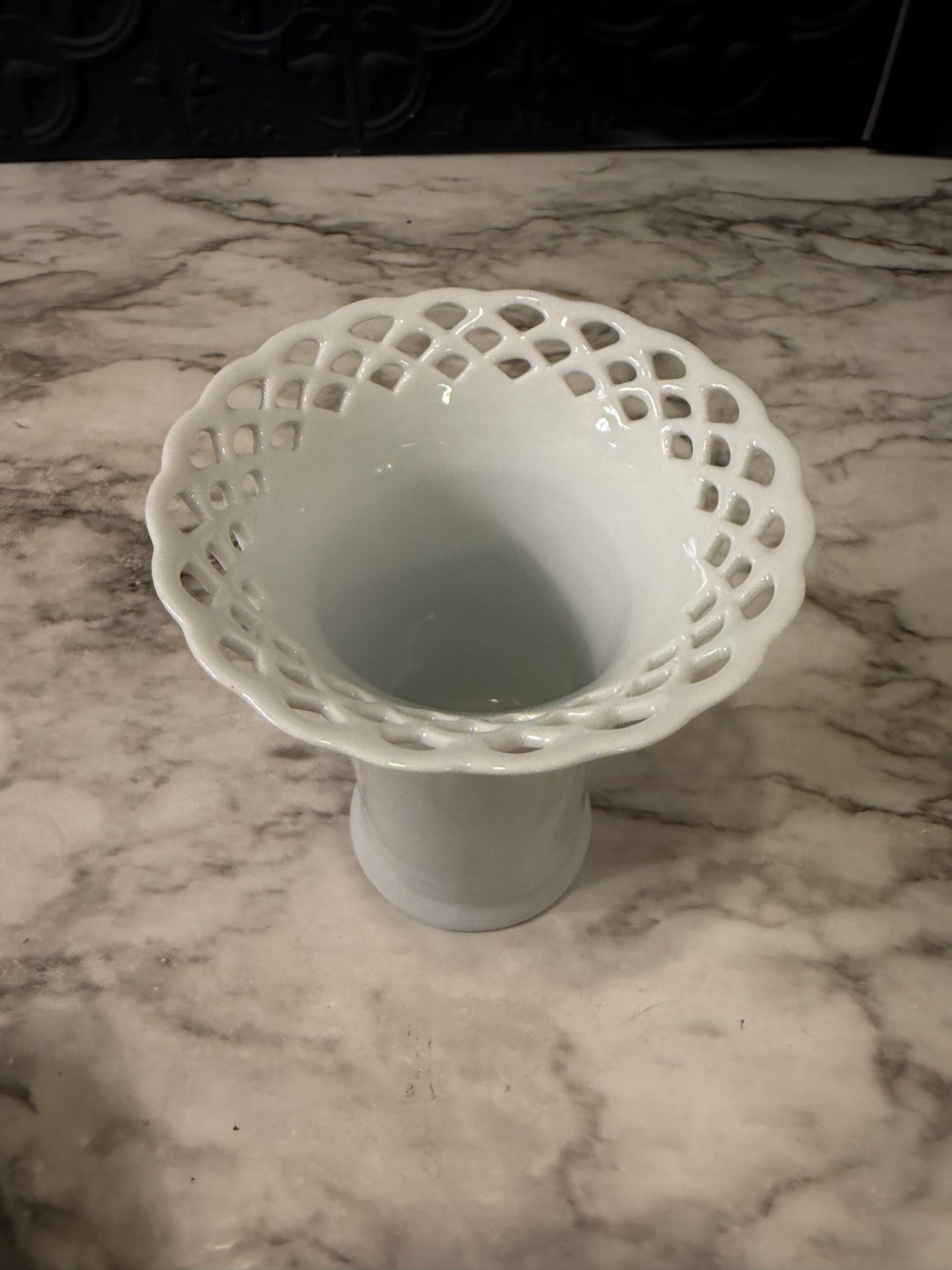 Bridal Lace Porcelain Vase