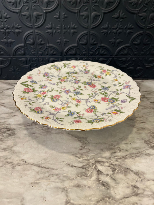 Floral Porcelain Cake Platter
