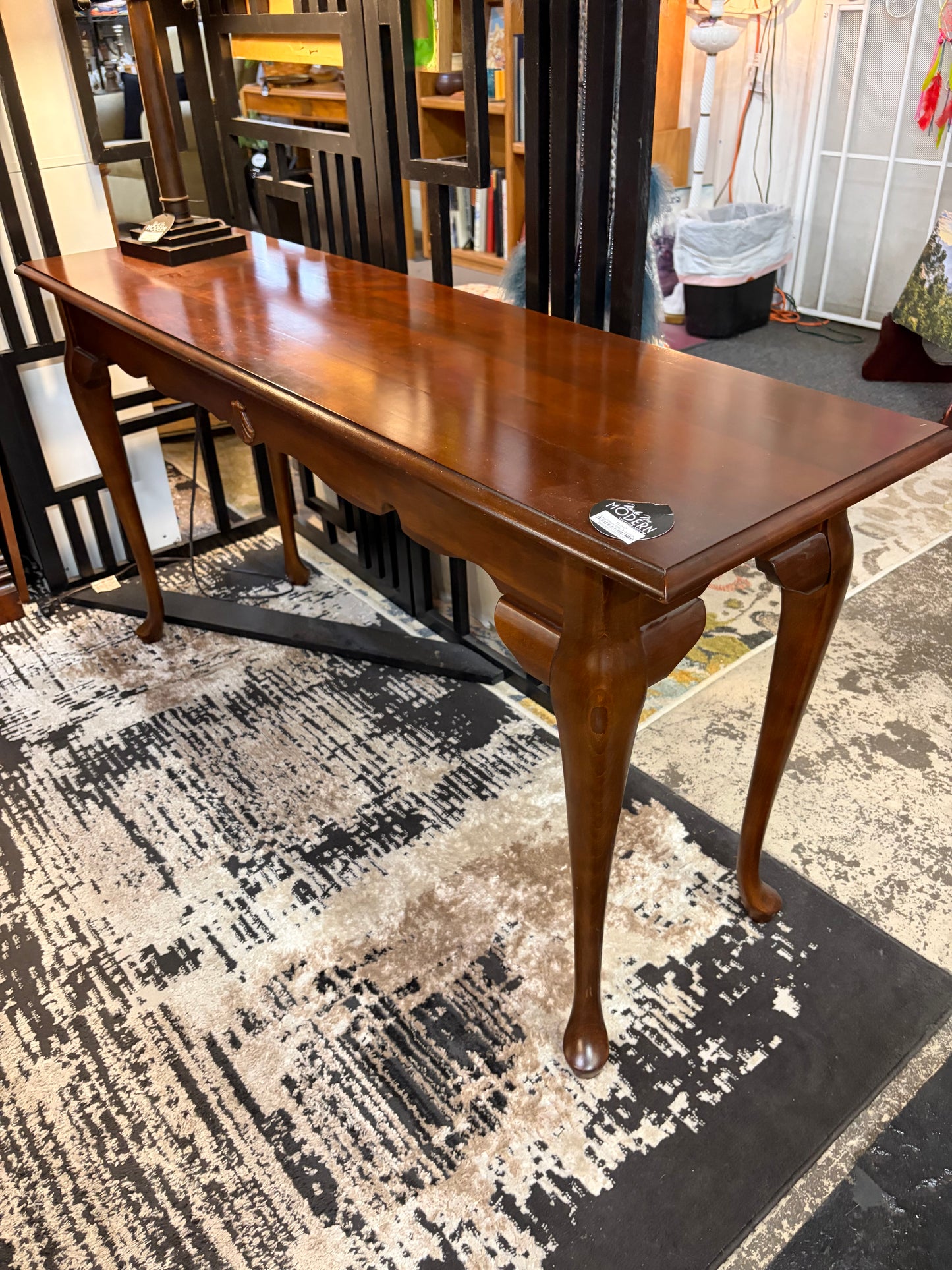 Long Cherry Color Entry/Sofa Table