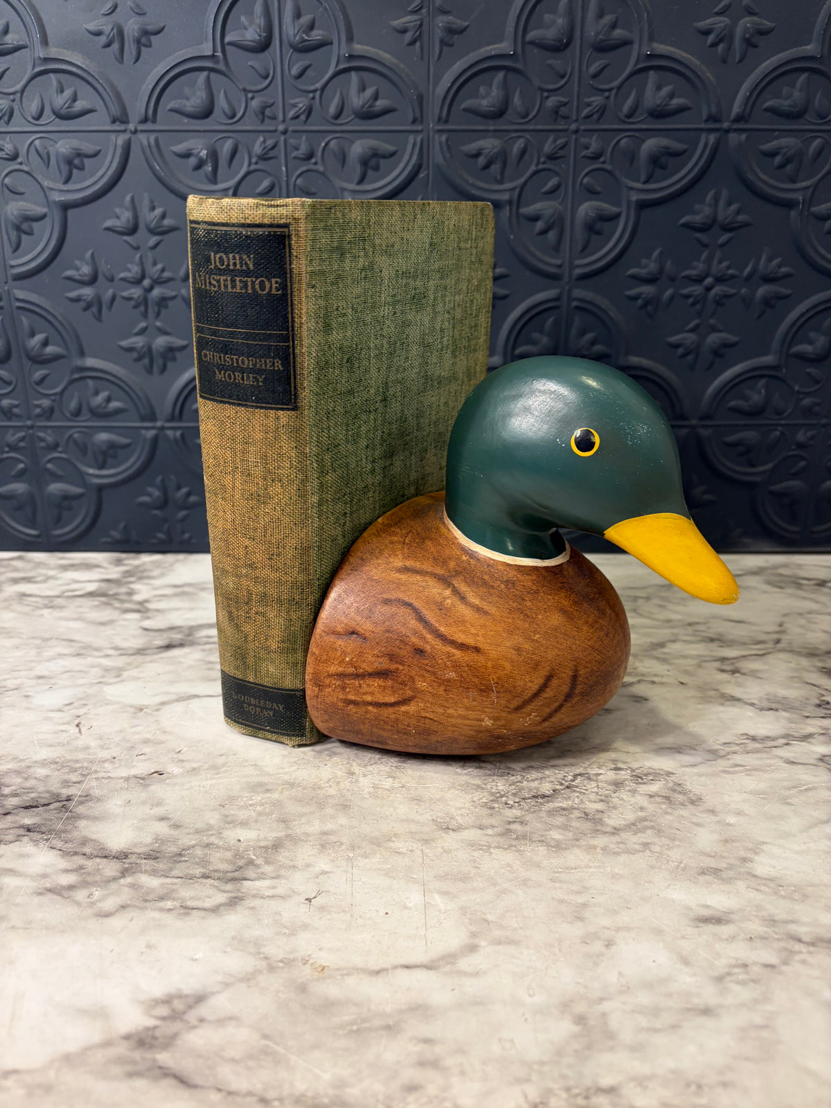 Mallard Duck Head Bookend Only 1