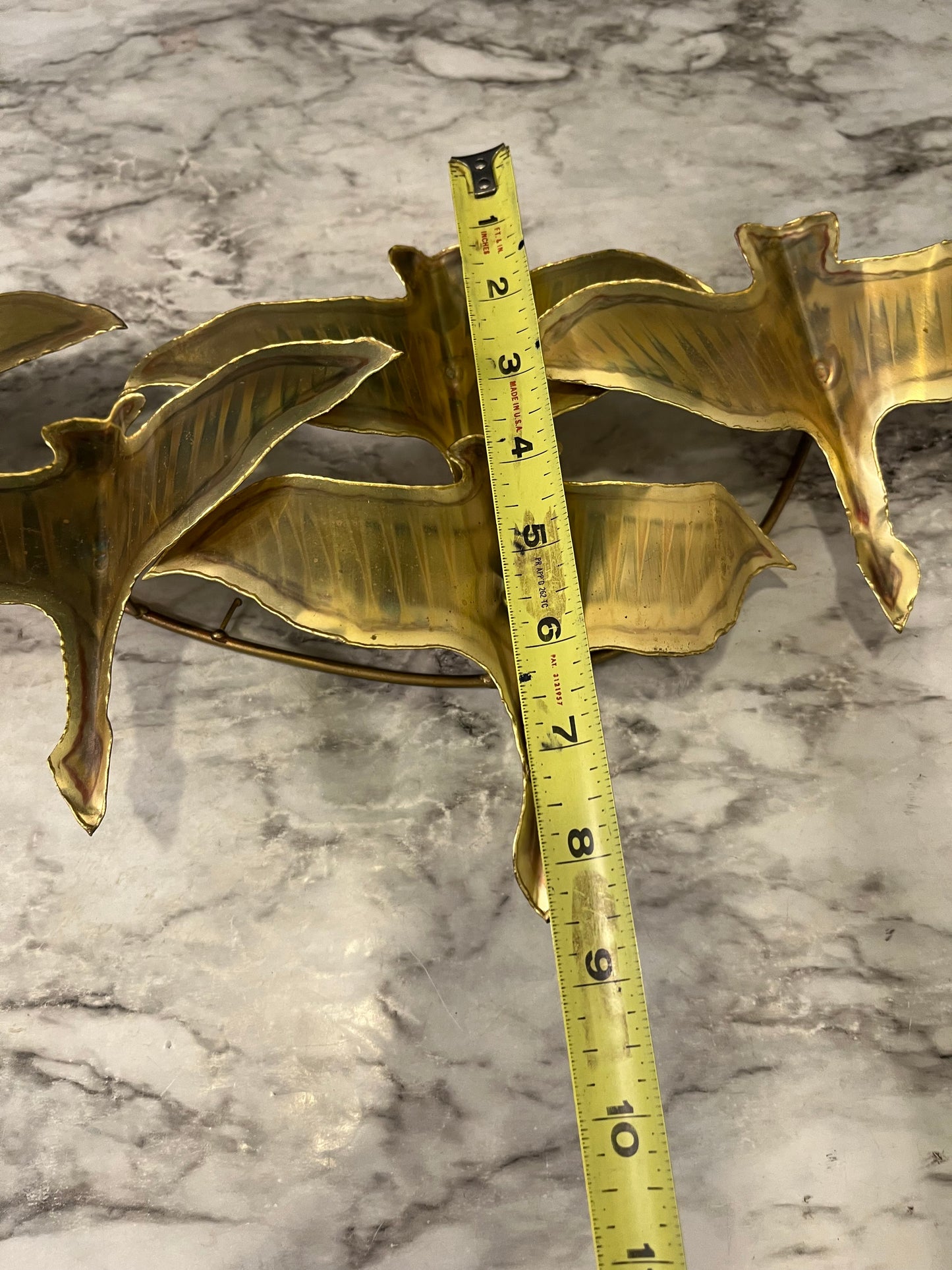 Brass Flock of Seagull Wall hanging