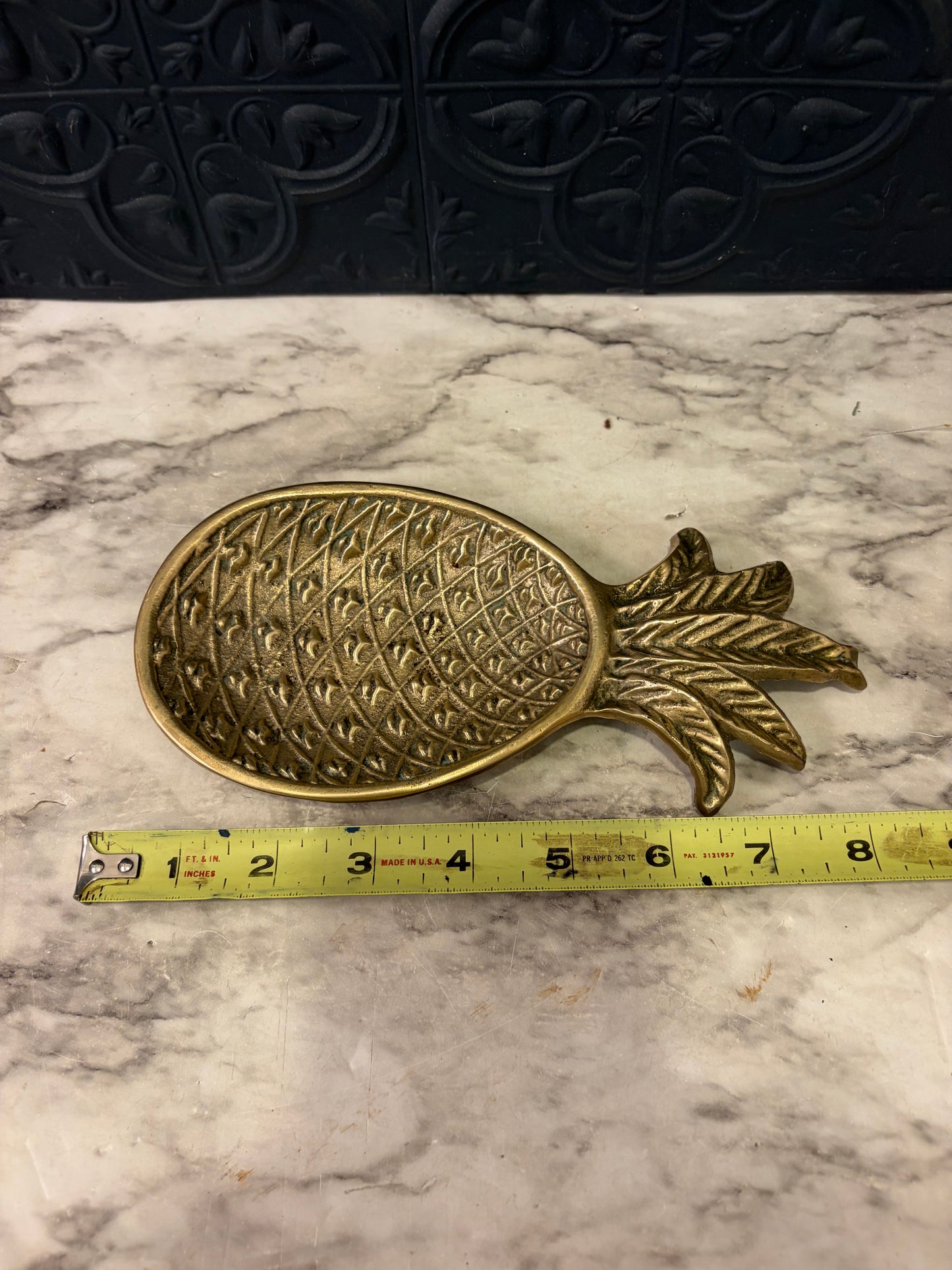 Brass Pinapple Ashtray
