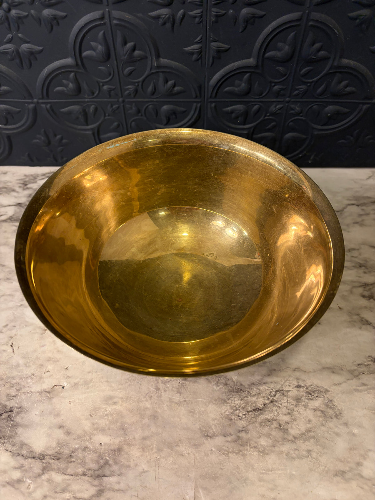 4" Brass Pedestal Bowl