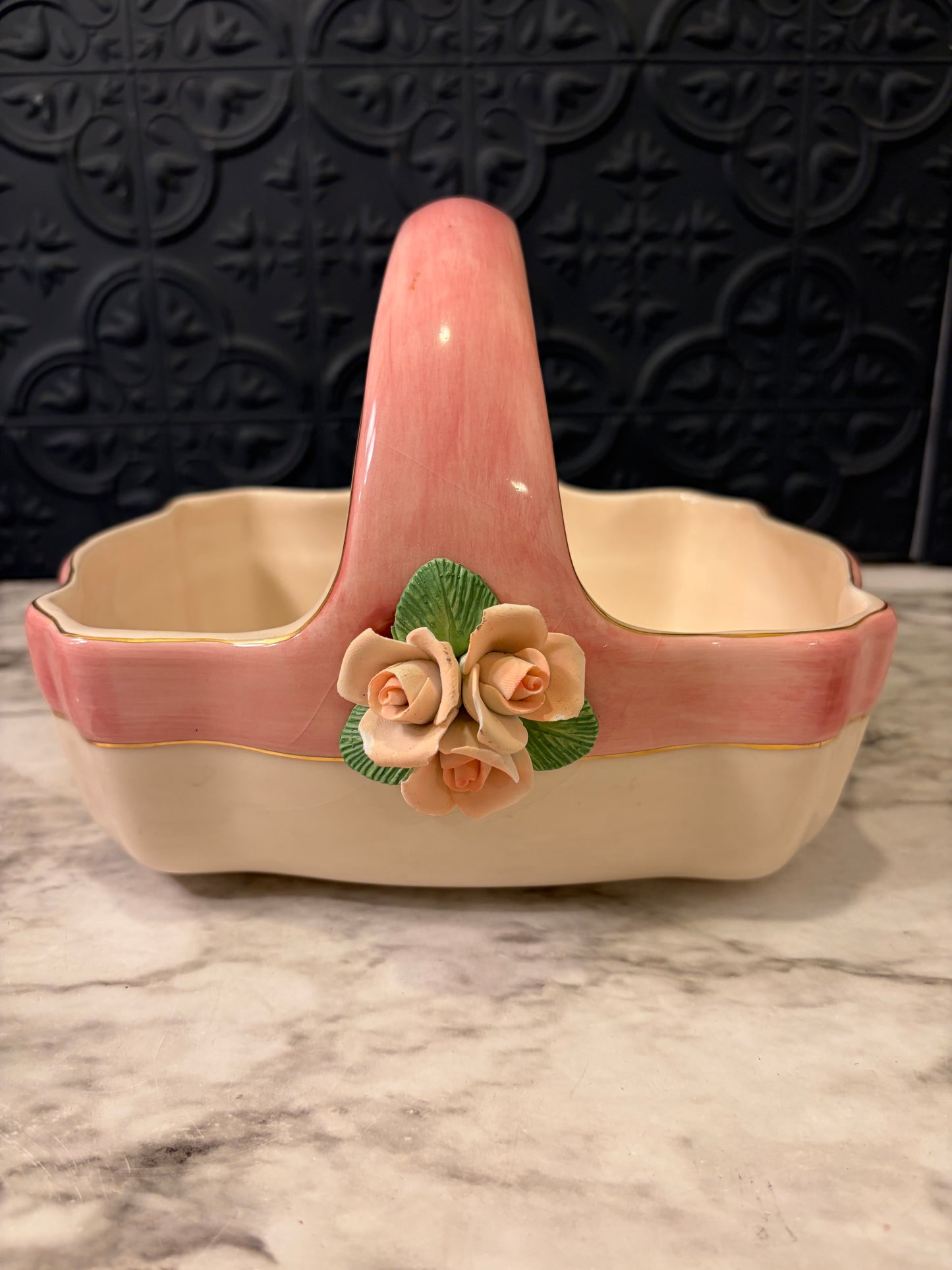 Pink and Cream Teleflora Basket