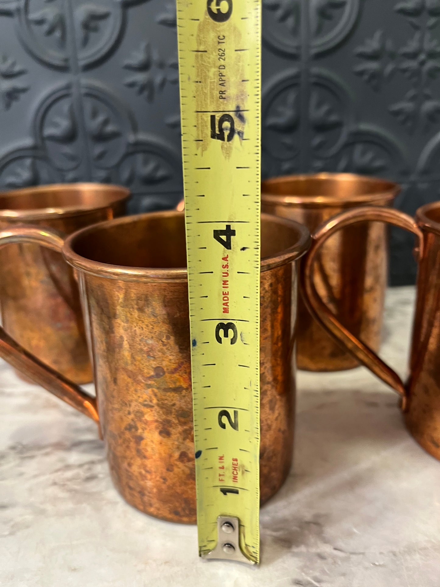 Paykoc Copper Mug from Turkey x 4